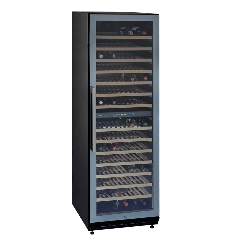 KAFF 418 Litres 171 Bottles Wine Cooler (Inner Glass with UV Protection, WC 418 DZ, Black) KAFF 418 Litres 171 Bottles Wine Cooler (Inner Glass with UV Protection, WC 418 DZ, Black)_4