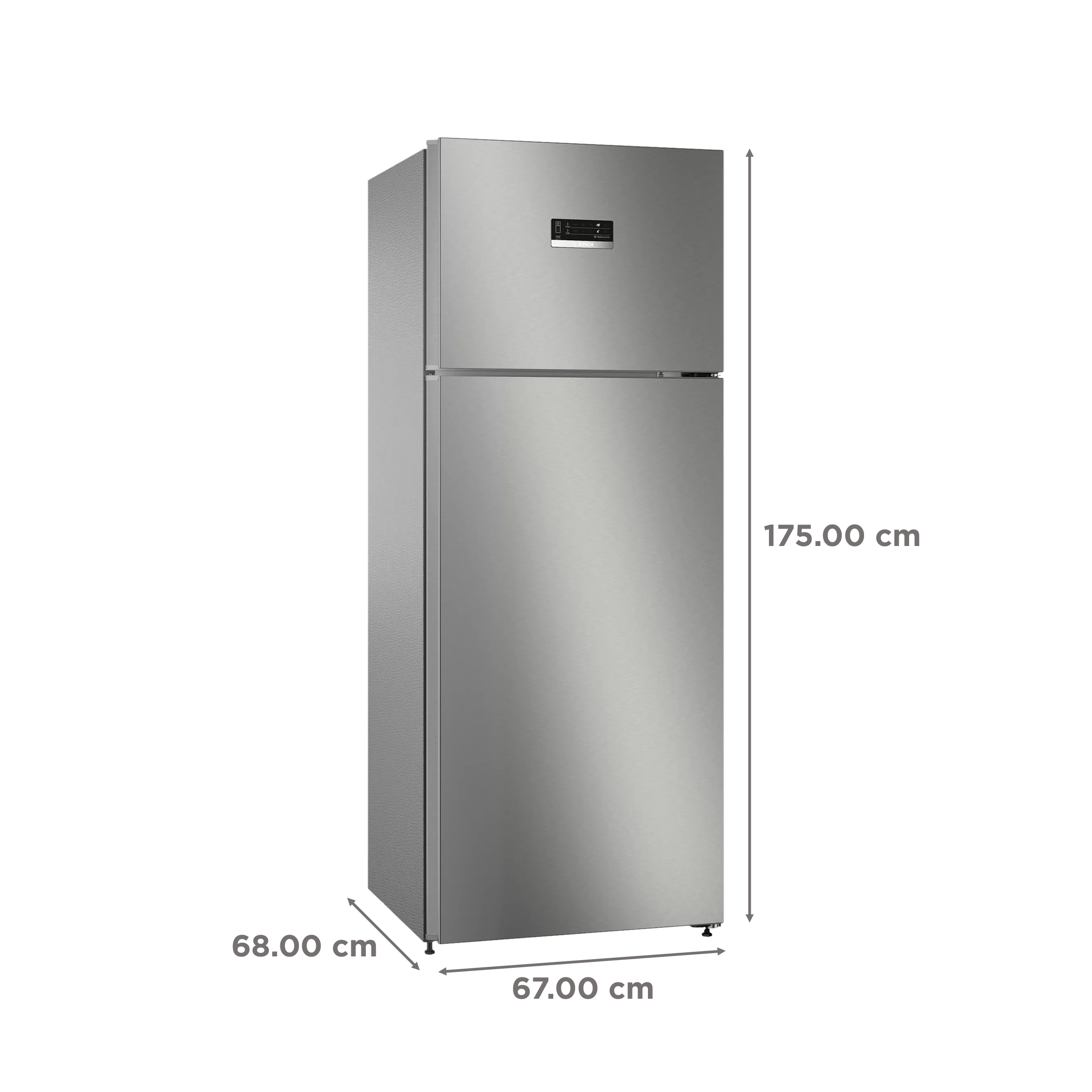 BOSCH Series 4 358 Litres 3 Star Auto Defrost Double Door Convertible Refrigerator with VitaFresh Drawer (CTC35S03NI, Shiney Silver) BOSCH Series 4 358 Litres 3 Star Auto Defrost Double Door Convertible Refrigerator with VitaFresh Drawer (CTC35S03NI, Shiney Silver)_3