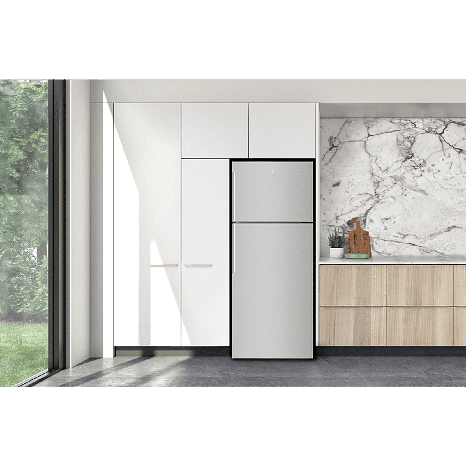 Electrolux UltimateTaste 500 431 Litres 2 Star Frost Free Double Door Refrigerator with Door Alarm (ETB4600C-A, Arctic Silver Steel)_9