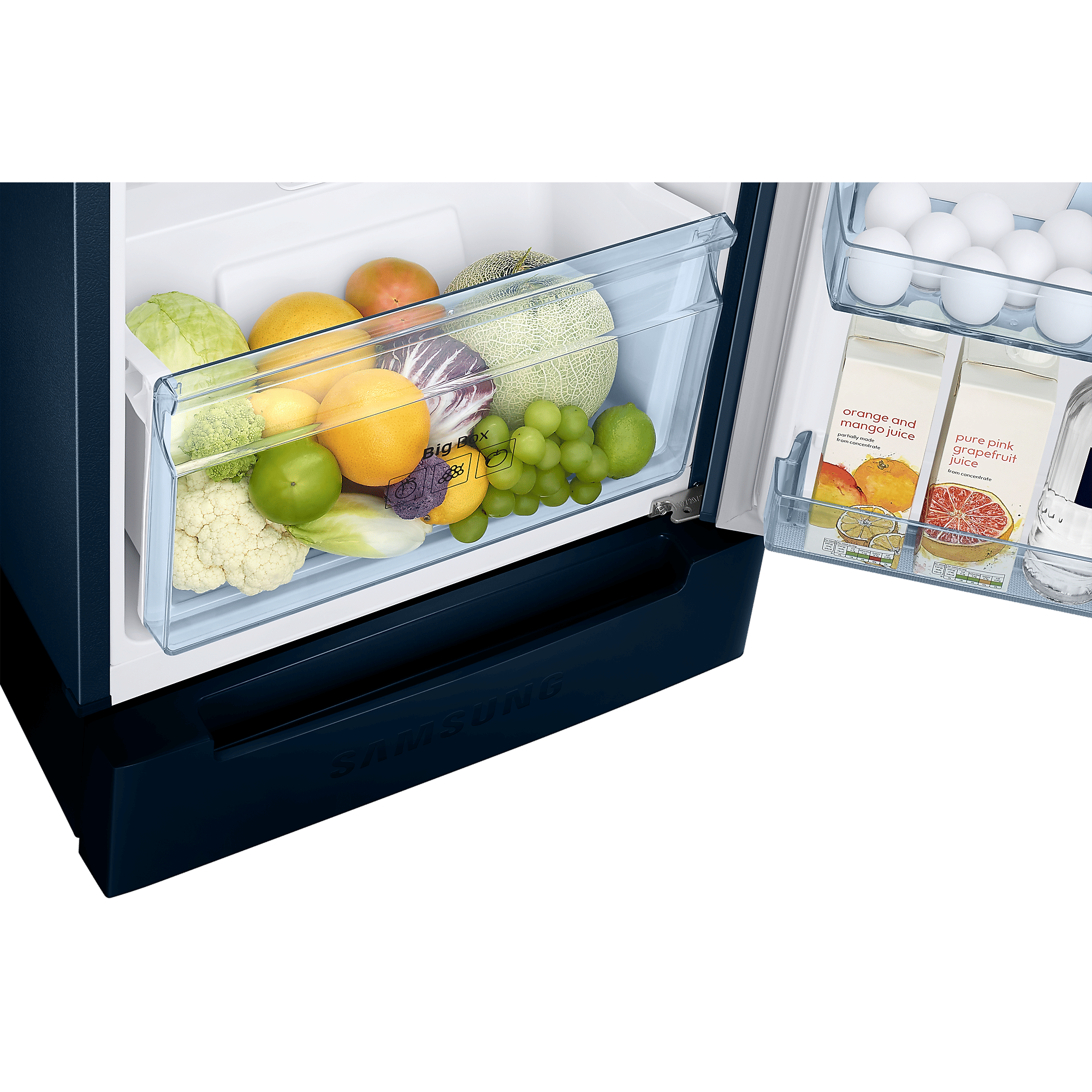 SAMSUNG 236 Litres 2 Star Frost Free Double Door Refrigerator with Digital Inverter Technology (RT28C3122CU/HL, Camellia Blue)_12