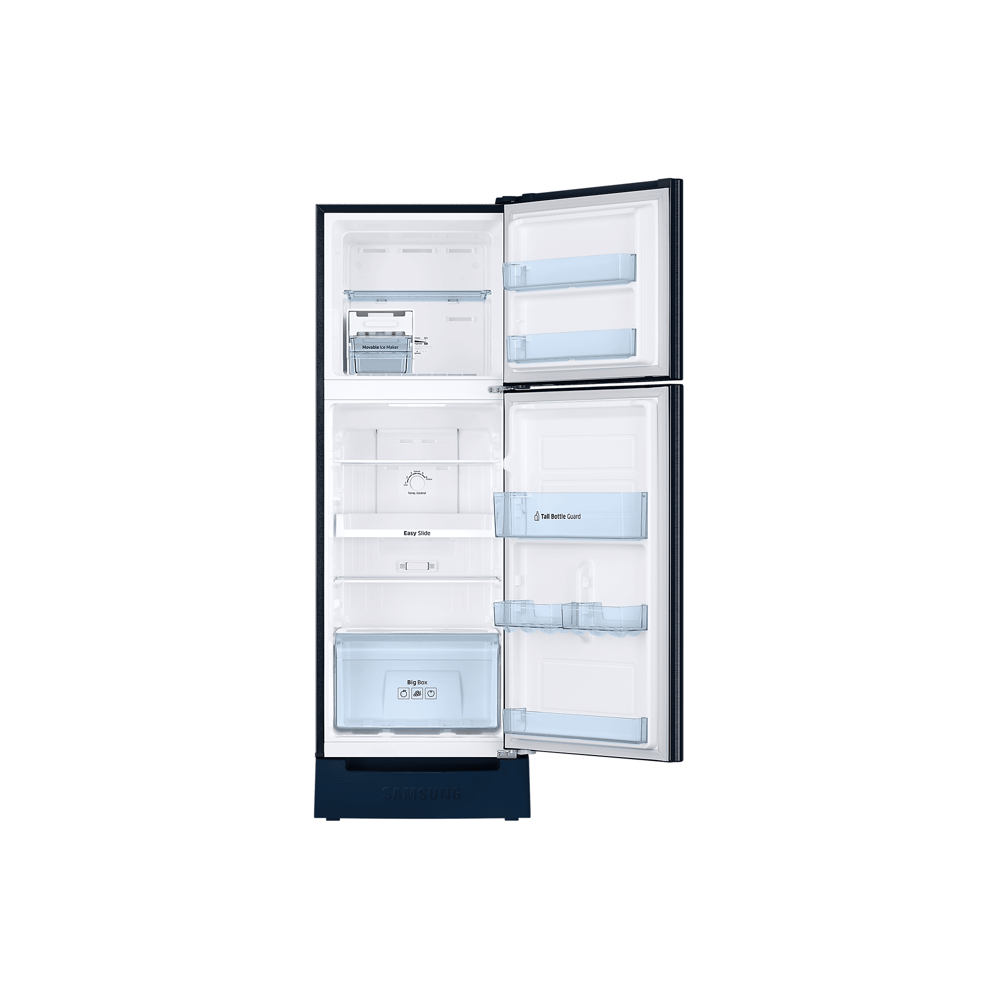 SAMSUNG 236 Litres 2 Star Frost Free Double Door Refrigerator with Digital Inverter Technology (RT28C3122CU/HL, Camellia Blue)_6