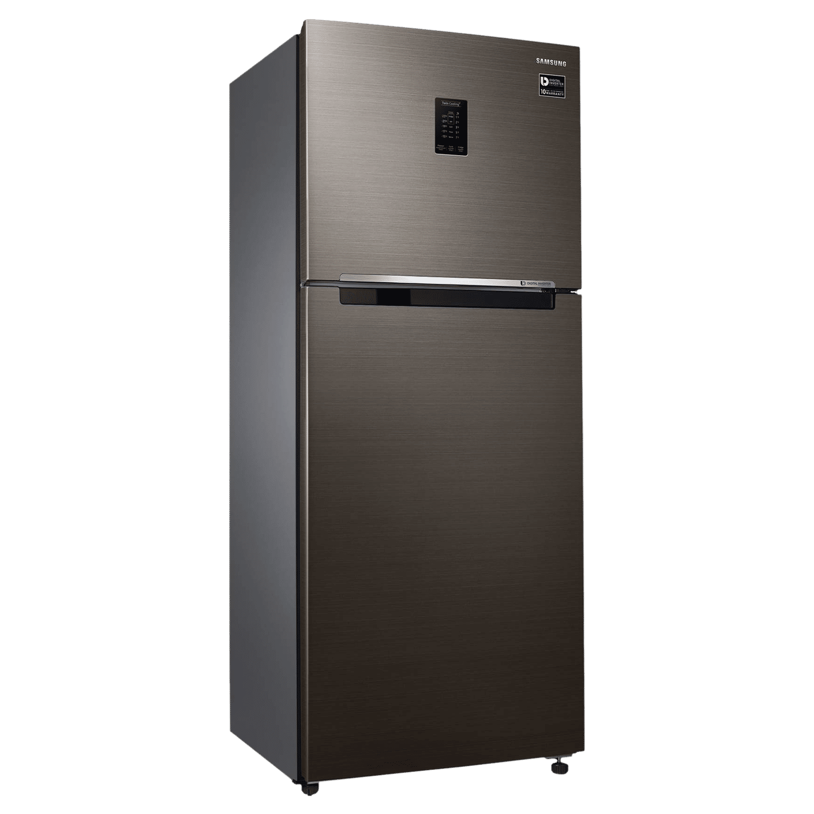 SAMSUNG 355 Litres 2 Star Frost Free Double Door Convertible Refrigerator with Twin Cooling Plus (RT39C5C32DX/HL, Black Inox) SAMSUNG 355 Litres 2 Star Frost Free Double Door Convertible Refrigerator with Twin Cooling Plus (RT39C5C32DX/HL, Black Inox)_10