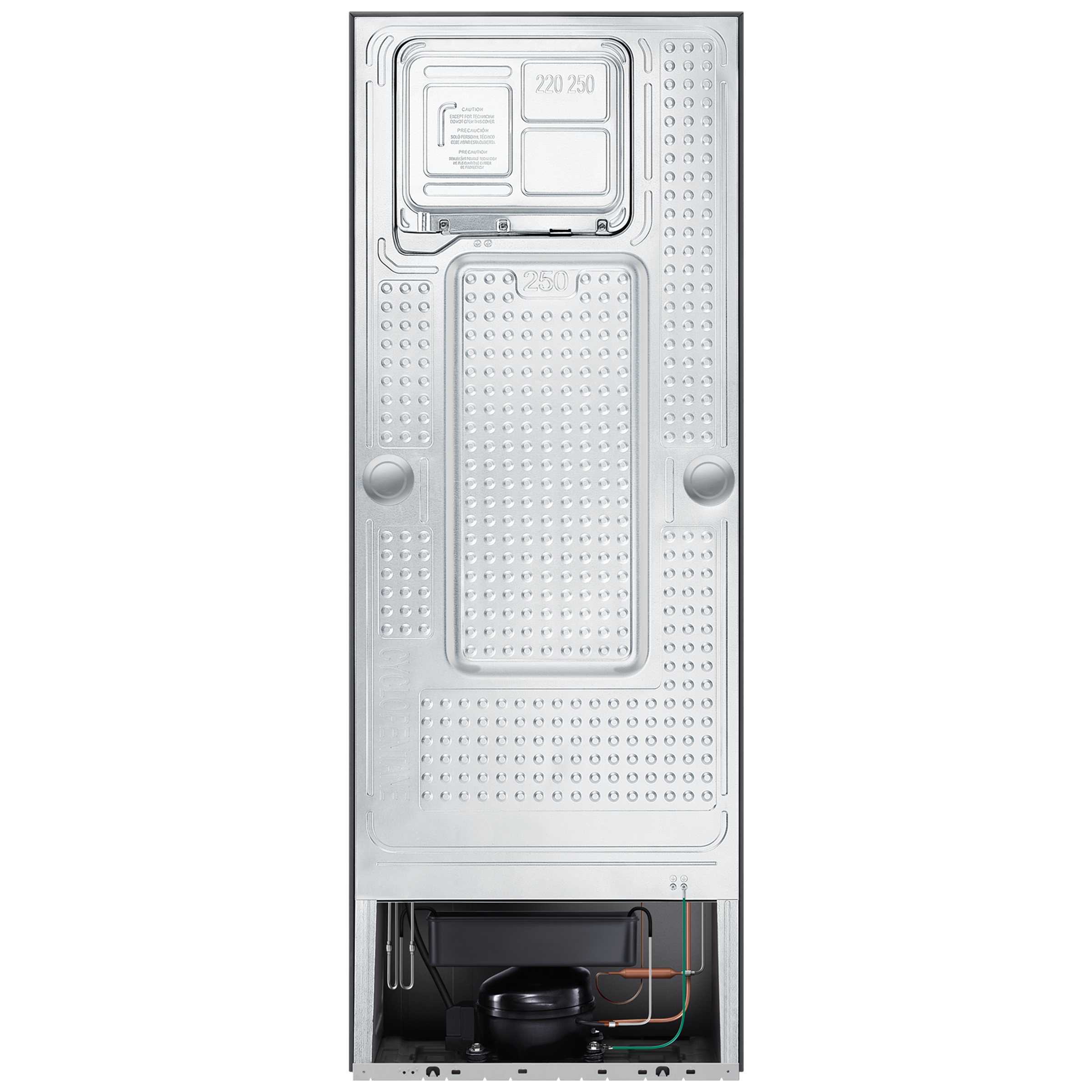 SAMSUNG 256 Litres 2 Star Frost Free Double Door Convertible Refrigerator with Smart Connect Inverter (RT30C3742BX/HL, Luxe Black)_7