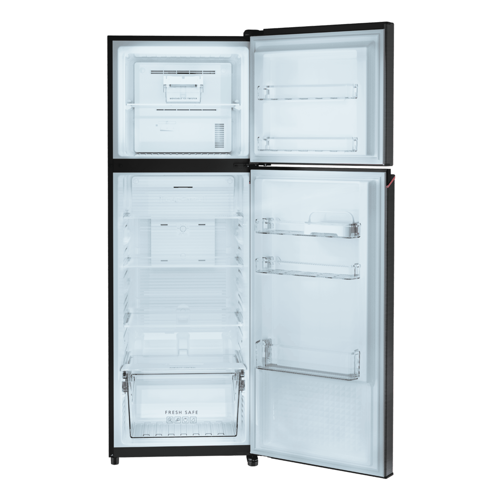 Panasonic Prime 304 Litres 3 Star Frost Free Double Door Convertible Refrigerator with AG Clean Technology (NR-TG358CPKN, Diamond Black) Panasonic Prime 304 Litres 3 Star Frost Free Double Door Convertible Refrigerator with AG Clean Technology (NR-TG358CPKN, Diamond Black)_5