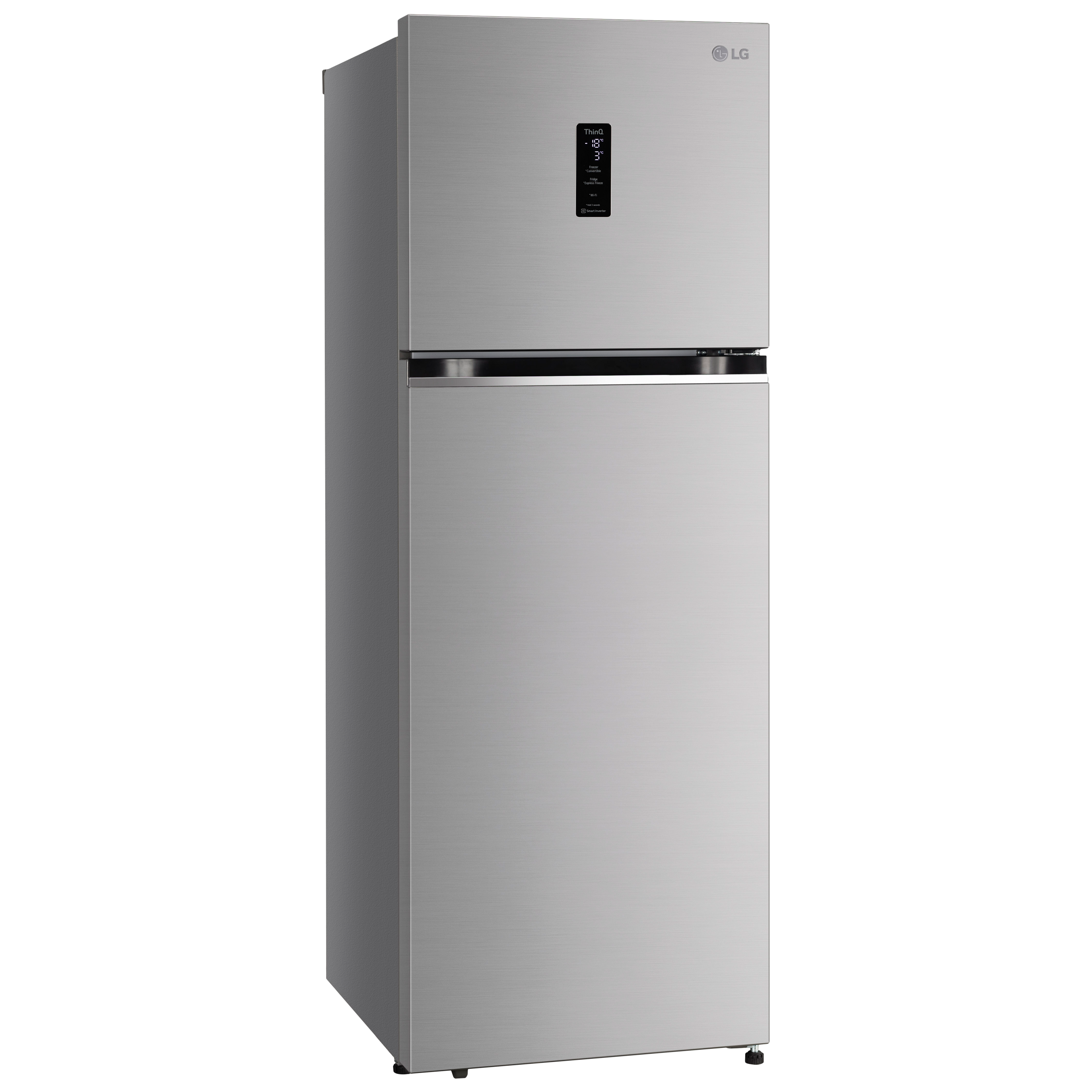 LG 343 Litres 3 Star Frost Free Double Door Convertible Refrigerator with Stabilizer Free Operation (GL-T382TPZX, Shiny Steel) LG 343 Litres 3 Star Frost Free Double Door Convertible Refrigerator with Stabilizer Free Operation (GL-T382TPZX, Shiny Steel)_4