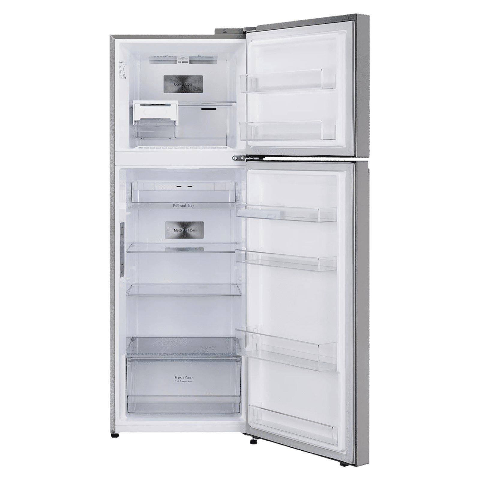 LG 343 Litres 3 Star Frost Free Double Door Convertible Refrigerator with Stabilizer Free Operation (GL-T382TPZX, Shiny Steel) LG 343 Litres 3 Star Frost Free Double Door Convertible Refrigerator with Stabilizer Free Operation (GL-T382TPZX, Shiny Steel)_6