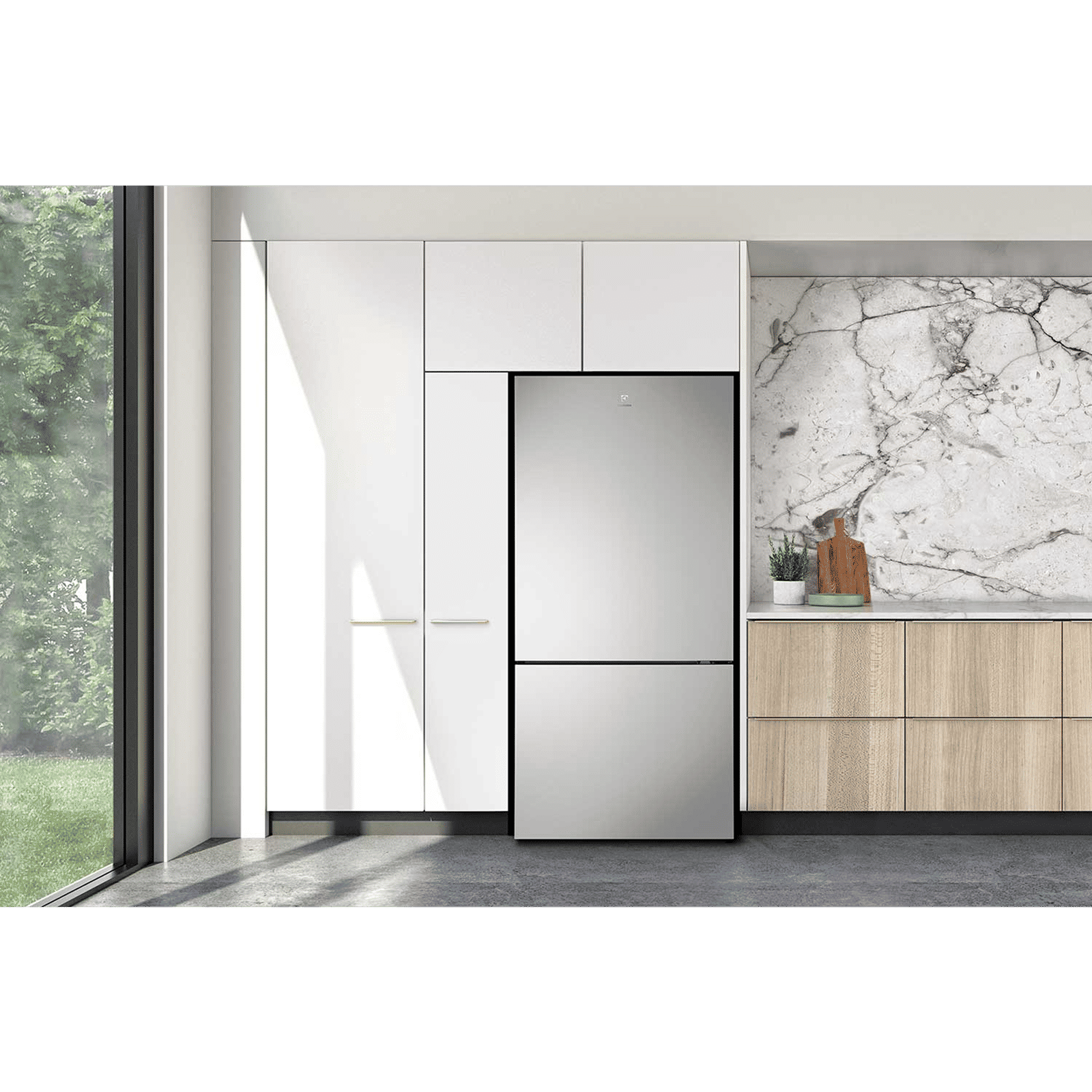 Electrolux UltimateTaste 500 496 Litres 2 Star Frost Free Double Door Bottom Mount Refrigerator with Door Alarm (EBE5302C-S, Stainless Steel)_8
