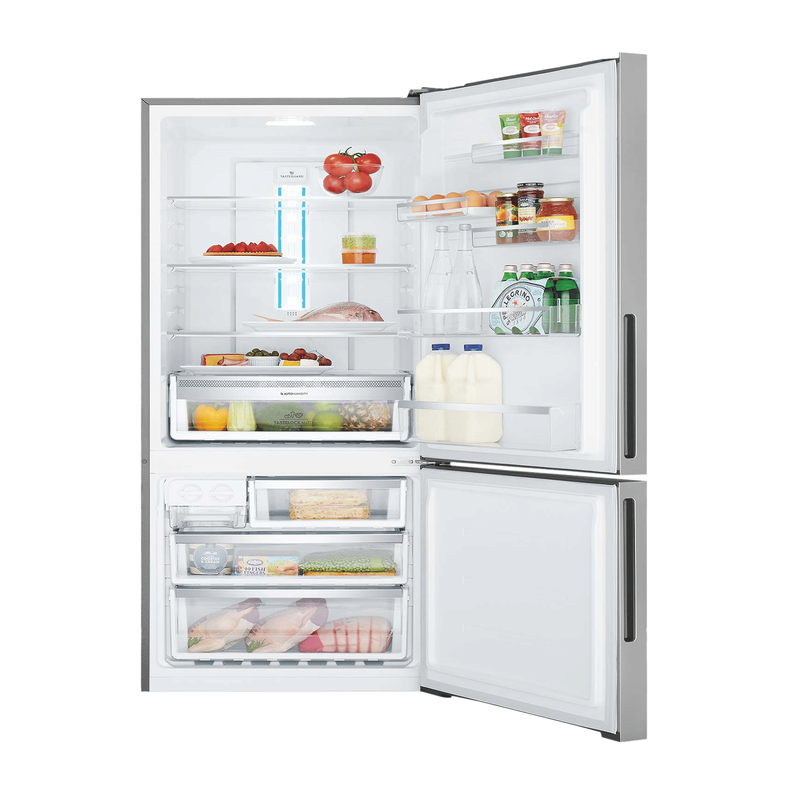 Electrolux UltimateTaste 500 496 Litres 2 Star Frost Free Double Door Bottom Mount Refrigerator with Door Alarm (EBE5302C-S, Stainless Steel)_5