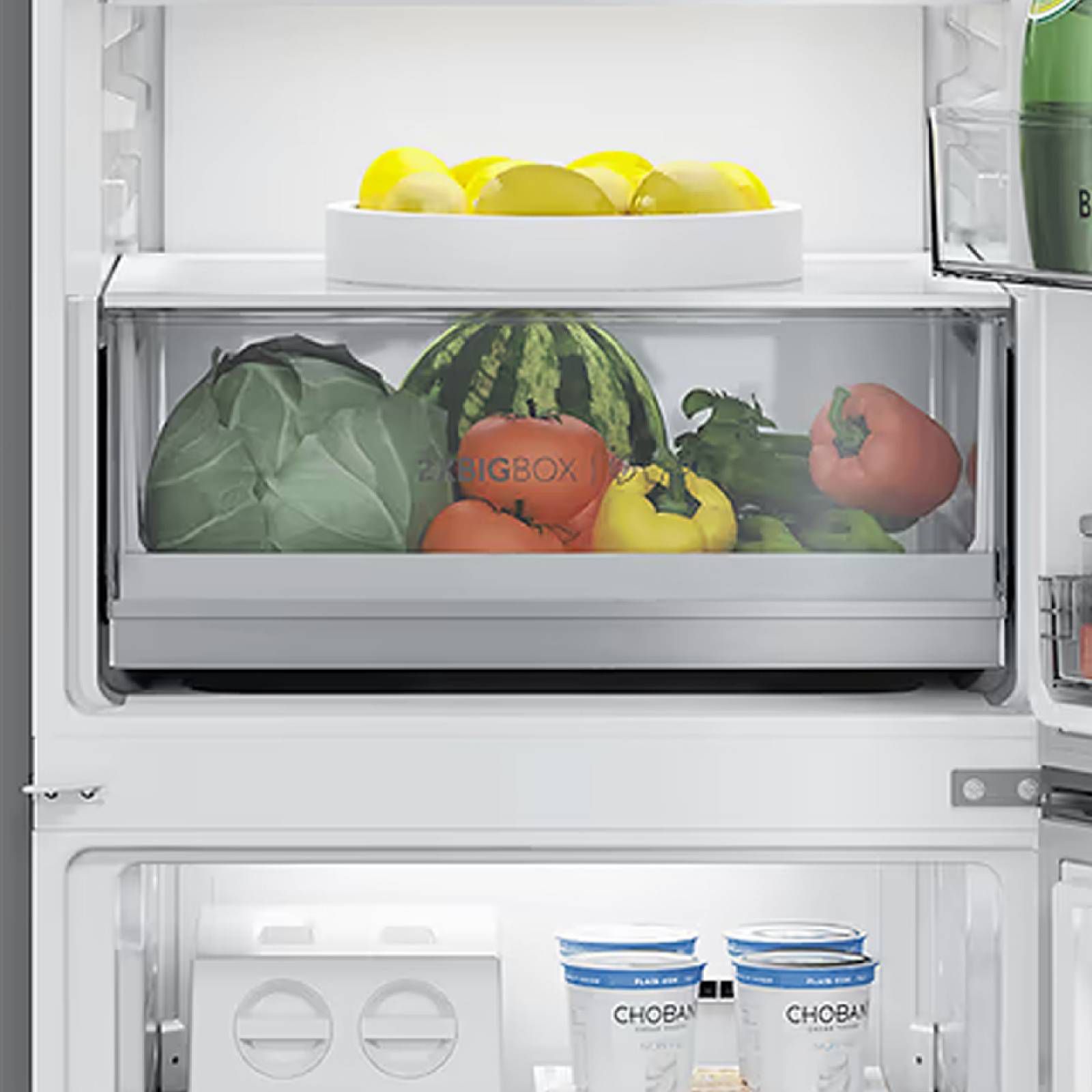 Haier 325 Litres 3 Star Frost Free Double Door Bottom Mount Convertible Refrigerator with Triple Inverter Technology (HRB-3753BBS-P, Brushline Silver)_8