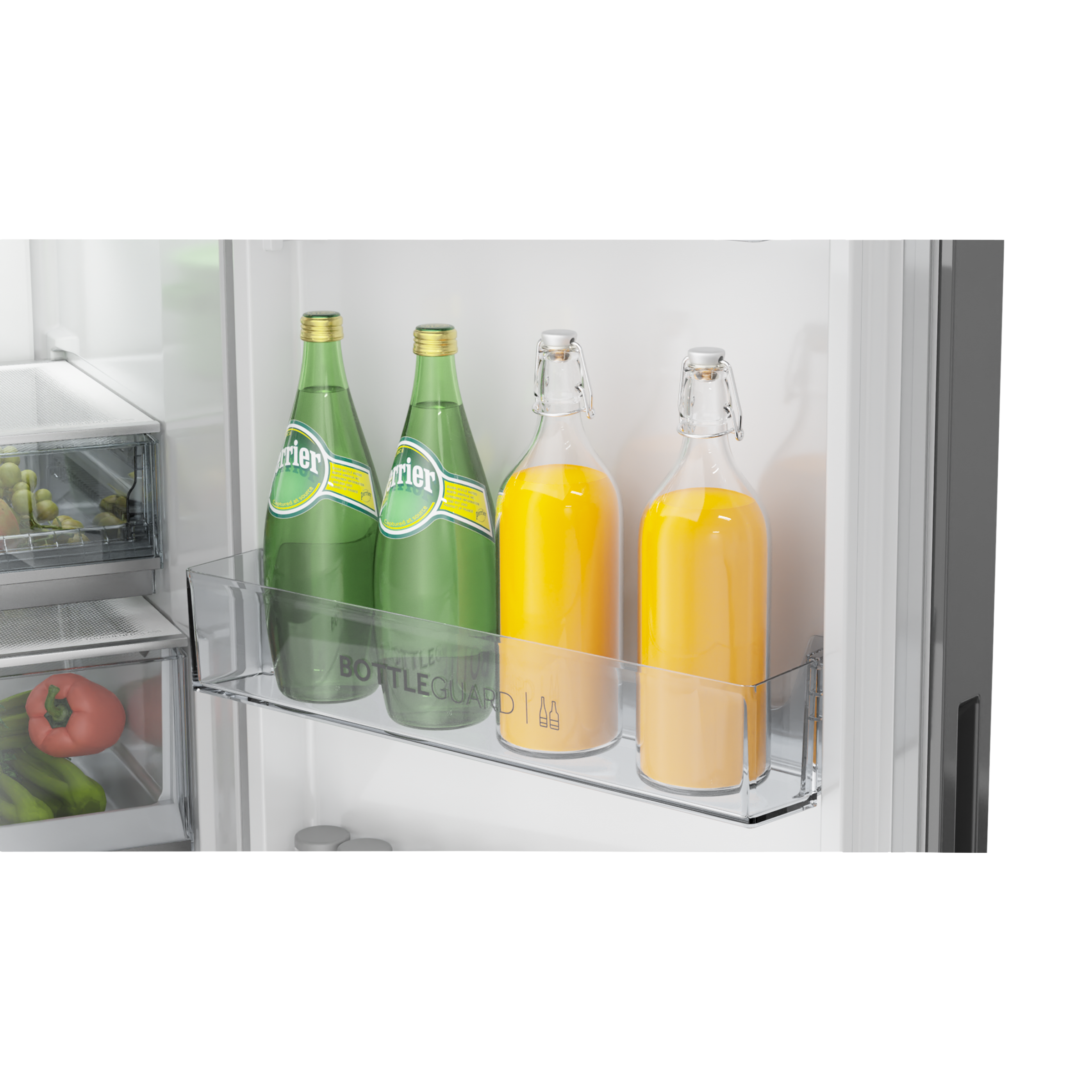 Haier 328 Litres 3 Star Frost Free Double Door Convertible Refrigerator with Triple Inverter Technology (HRF-3783BIS-P, Inox Steel)_7