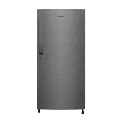 Haier 190 Litres 3 Star Direct Cool Single Door Refrigerator with Diamond Edge Freezing Technology (HRD-2103CBS-P, Brushline Silver)