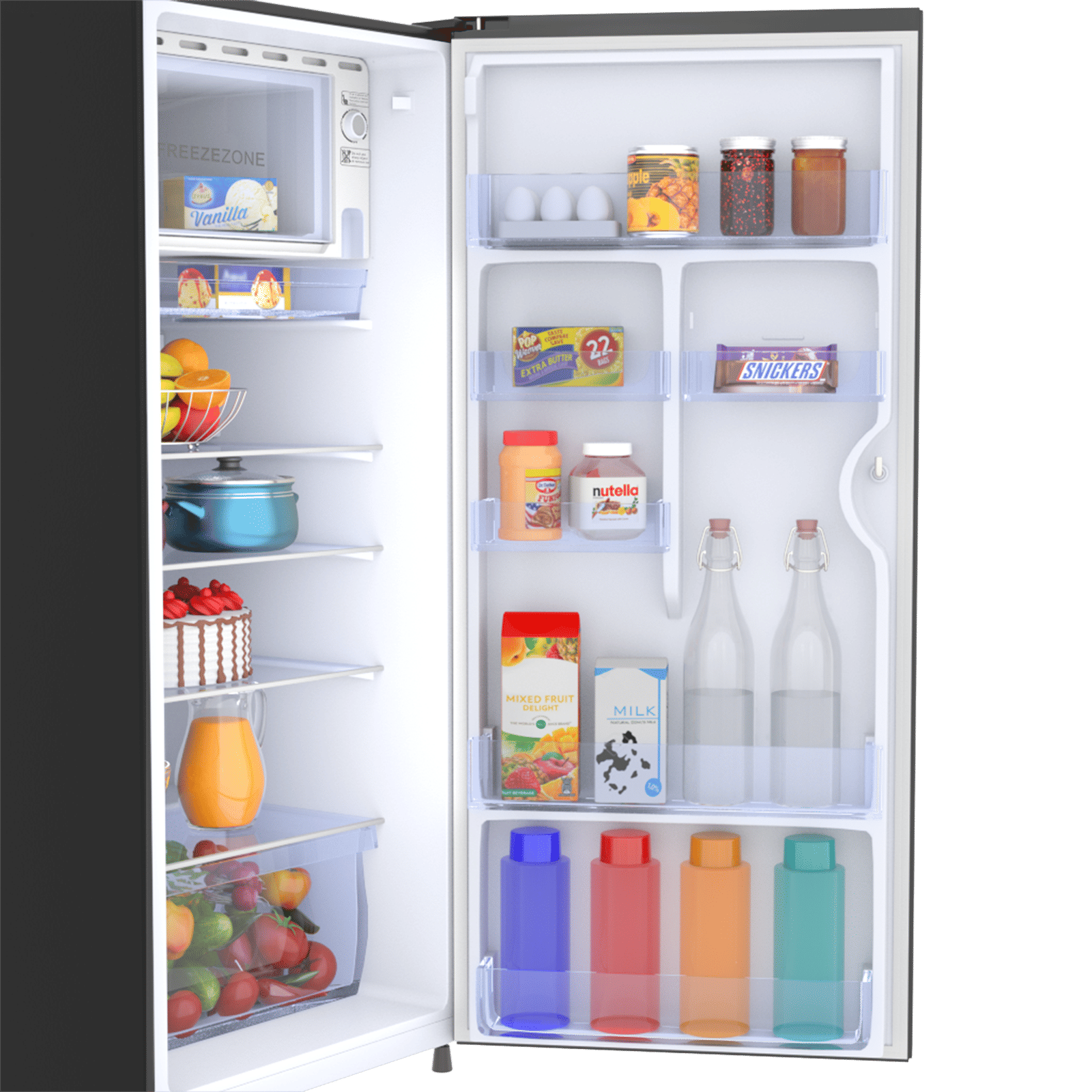 Haier 190 Litres 3 Star Direct Cool Single Door Refrigerator with Diamond Edge Freezing Technology (HRD-2103CBS-P, Brushline Silver) Haier 190 Litres 3 Star Direct Cool Single Door Refrigerator with Diamond Edge Freezing Technology (HRD-2103CBS-P, Brushline Silver)_8