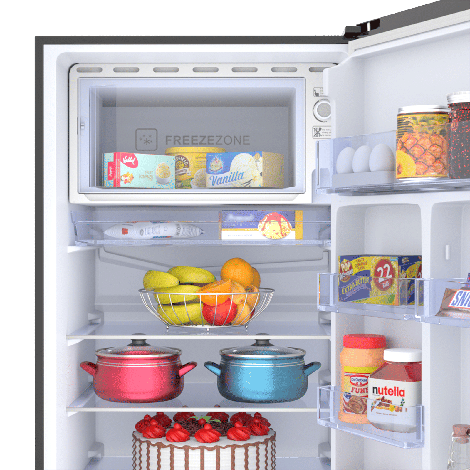 Haier 190 Litres 3 Star Direct Cool Single Door Refrigerator with Diamond Edge Freezing Technology (HRD-2103CBS-P, Brushline Silver) Haier 190 Litres 3 Star Direct Cool Single Door Refrigerator with Diamond Edge Freezing Technology (HRD-2103CBS-P, Brushline Silver)_7
