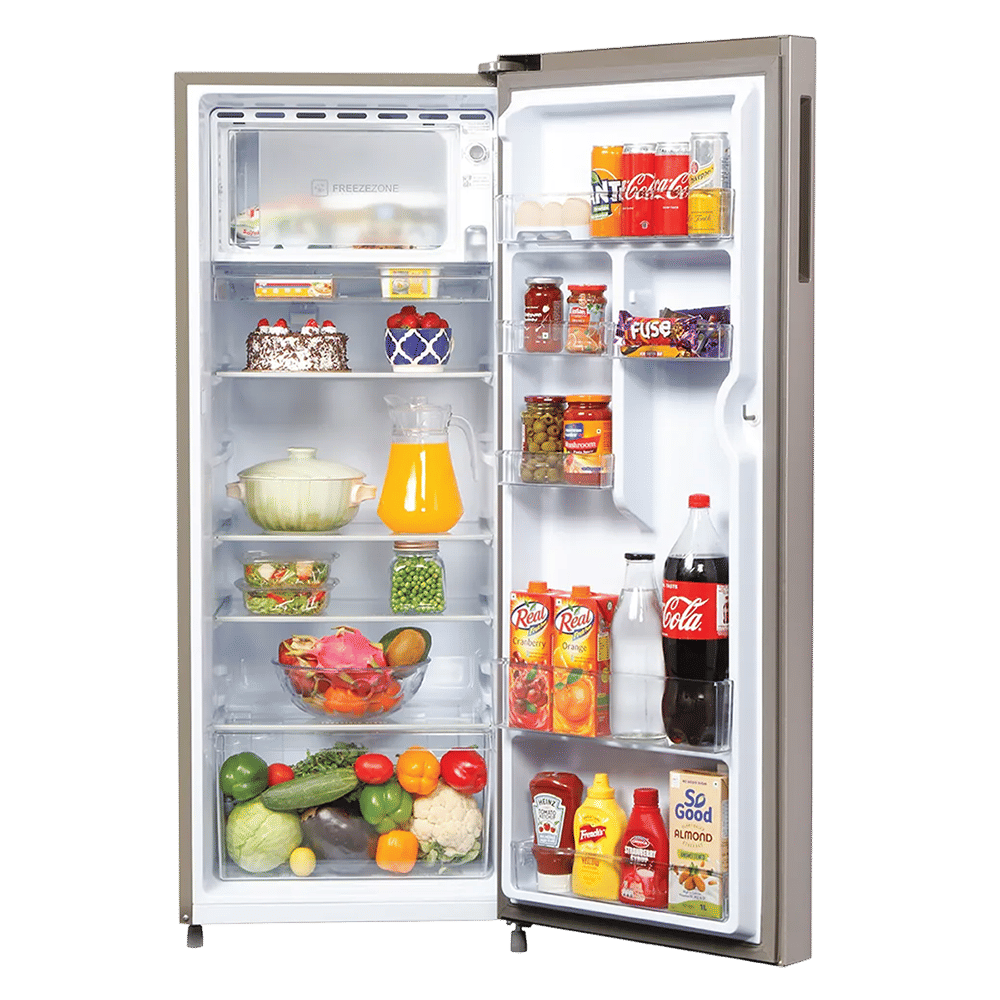 Haier 190 Litres 5 Star Direct Cool Single Door Refrigerator with Stabilizer Free Operation (HRD-2105BIS-P, Inox Steel) Haier 190 Litres 5 Star Direct Cool Single Door Refrigerator with Stabilizer Free Operation (HRD-2105BIS-P, Inox Steel)_4
