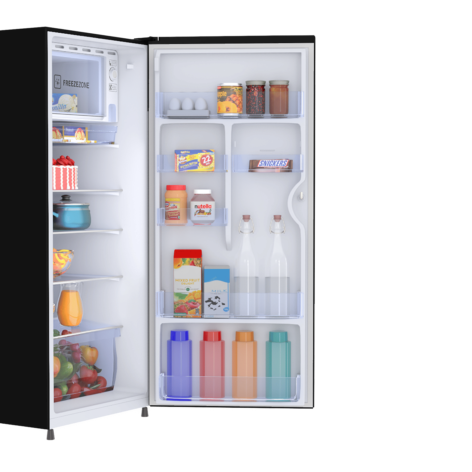 Haier 190 Litres 4 Star Direct Cool Single Door Refrigerator with Premium Glass (HRD-2104CSG-P, Spiral Glass)_9