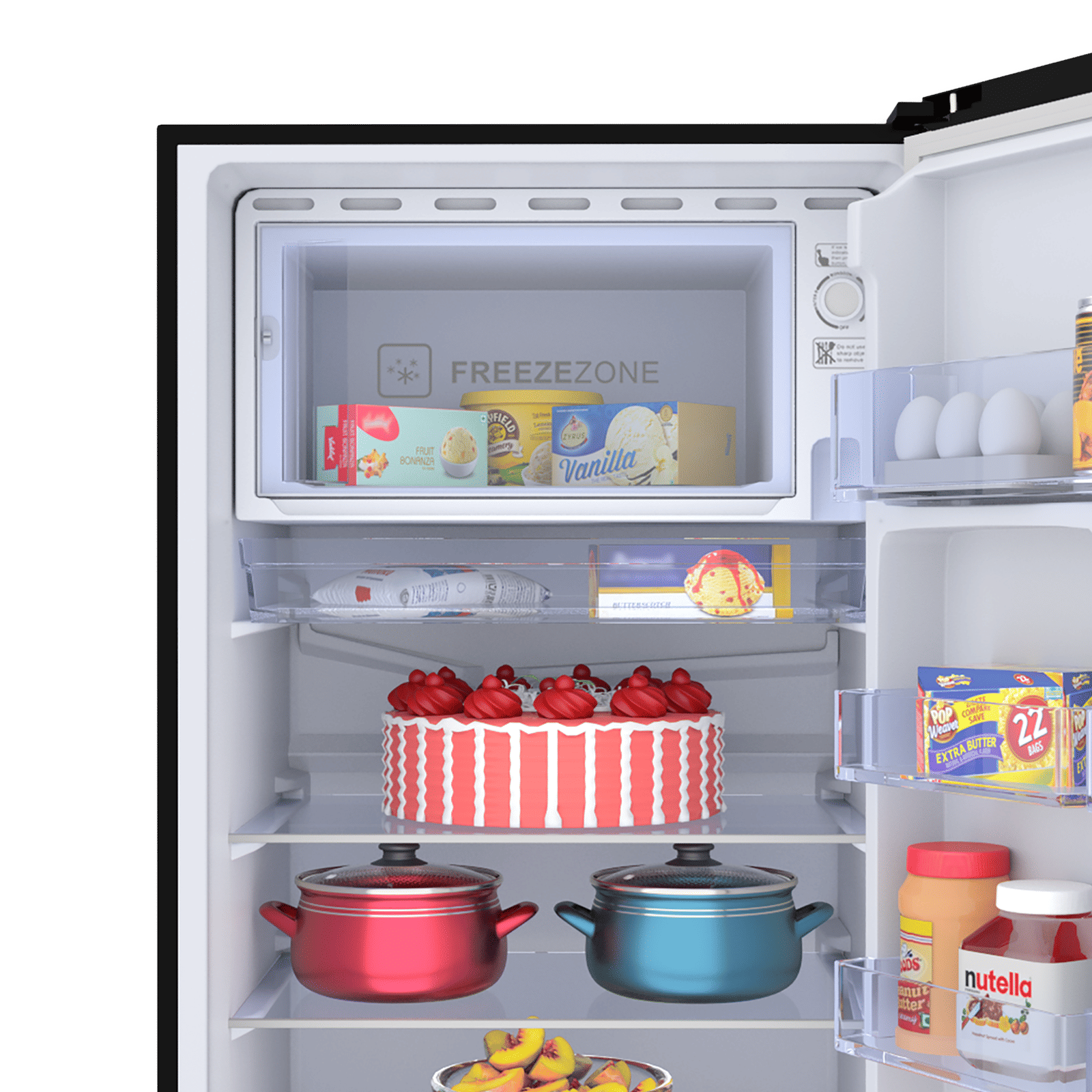 Haier 190 Litres 4 Star Direct Cool Single Door Refrigerator with Premium Glass (HRD-2104CSG-P, Spiral Glass)_8