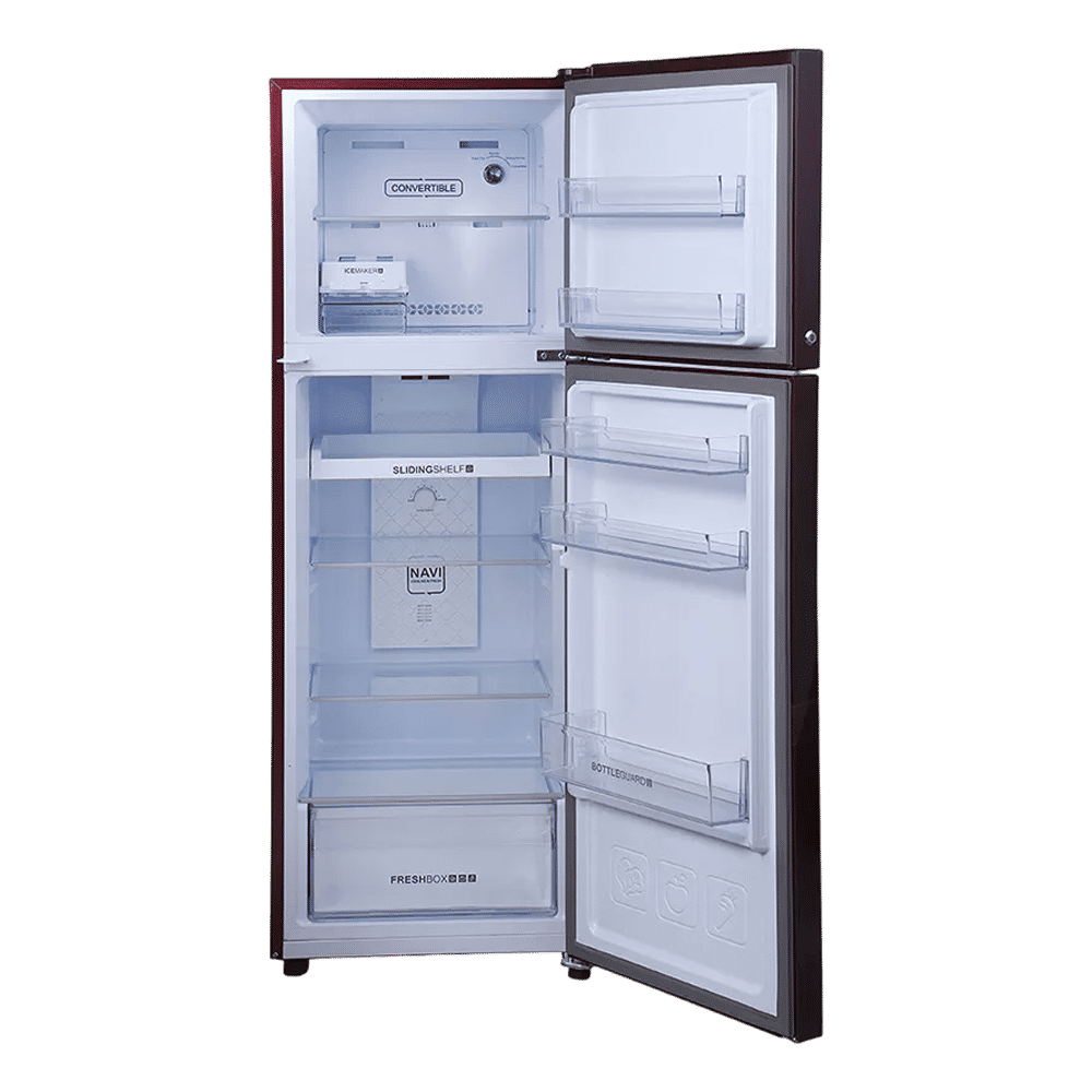 Haier 240 Litres 2 Star Frost Free Double Door Convertible Refrigerator with Turbo Icing (HRF-2902CKO-P, Black Opal) Haier 240 Litres 2 Star Frost Free Double Door Convertible Refrigerator with Turbo Icing (HRF-2902CKO-P, Black Opal)_6