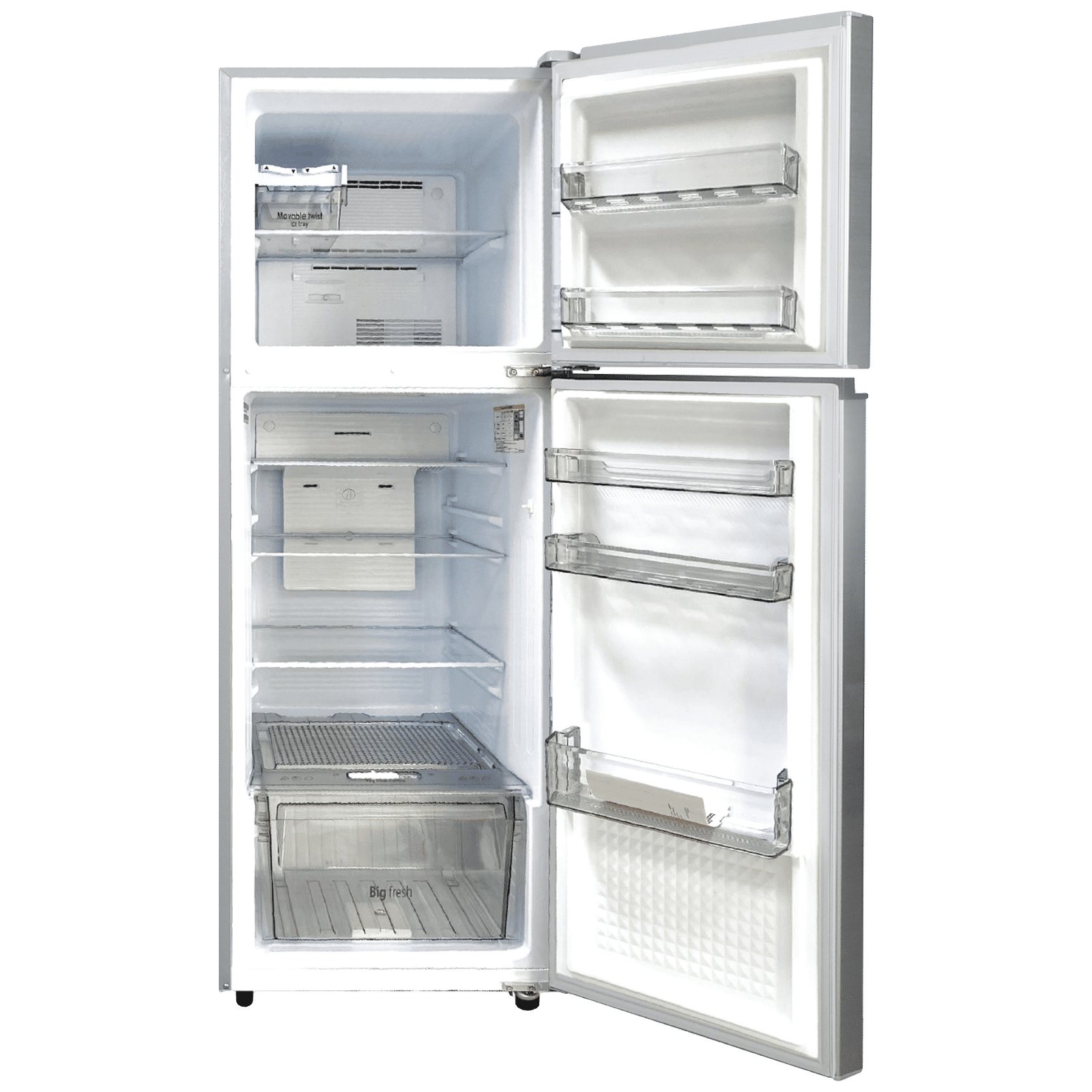 Croma 256 Litres 2 Star Frost Free Double Door Refrigerator with Inverter Technology ( Shining Silver) Croma 256 Litres 2 Star Frost Free Double Door Refrigerator with Inverter Technology ( Shining Silver)_11