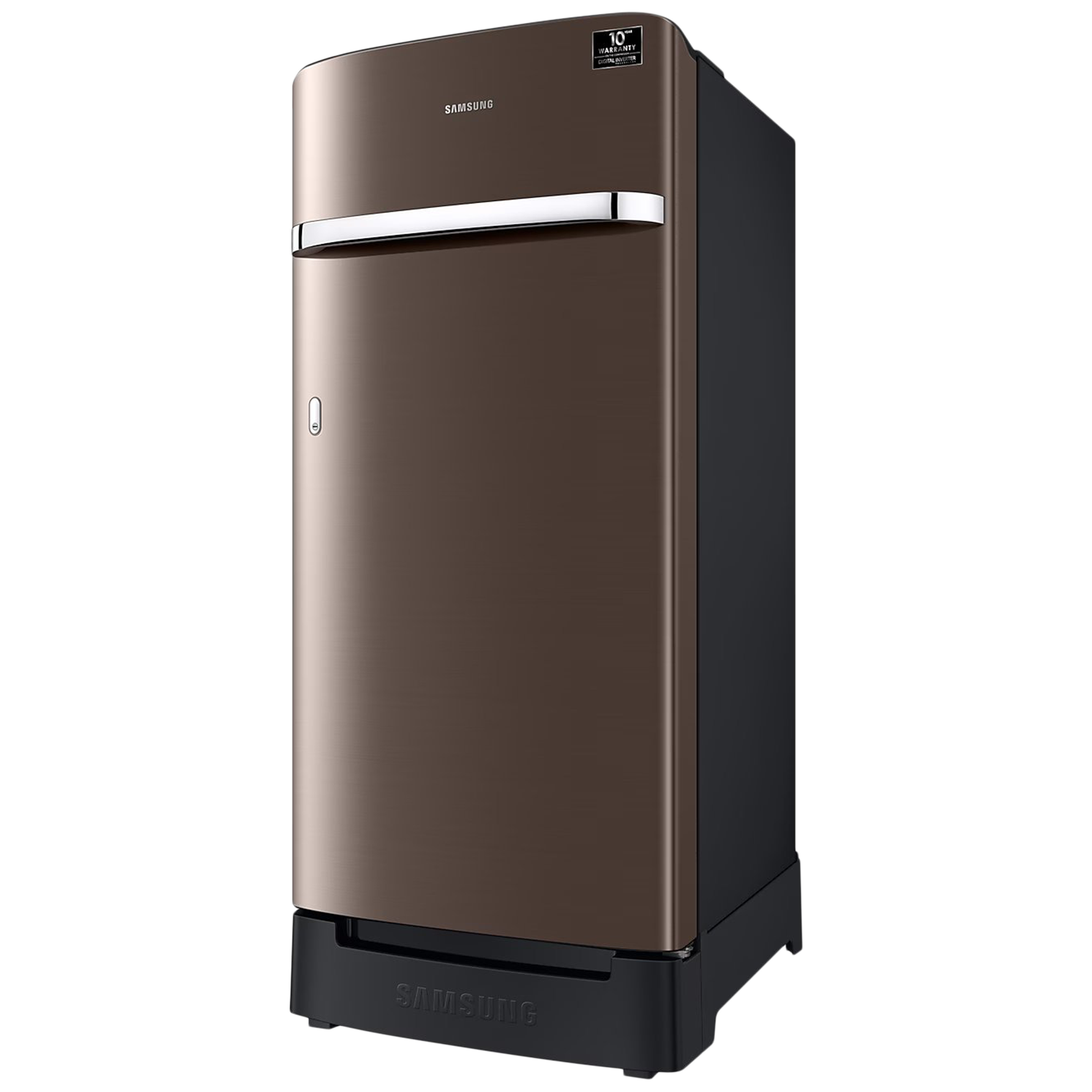 SAMSUNG Horizontal Curve 189 Litres 5 Star Direct Cool Single Door Refrigerator with Anti Bacterial Gasket (RR21C2H25DX/HL, Luxe Brown) SAMSUNG Horizontal Curve 189 Litres 5 Star Direct Cool Single Door Refrigerator with Anti Bacterial Gasket (RR21C2H25DX/HL, Luxe Brown)_4