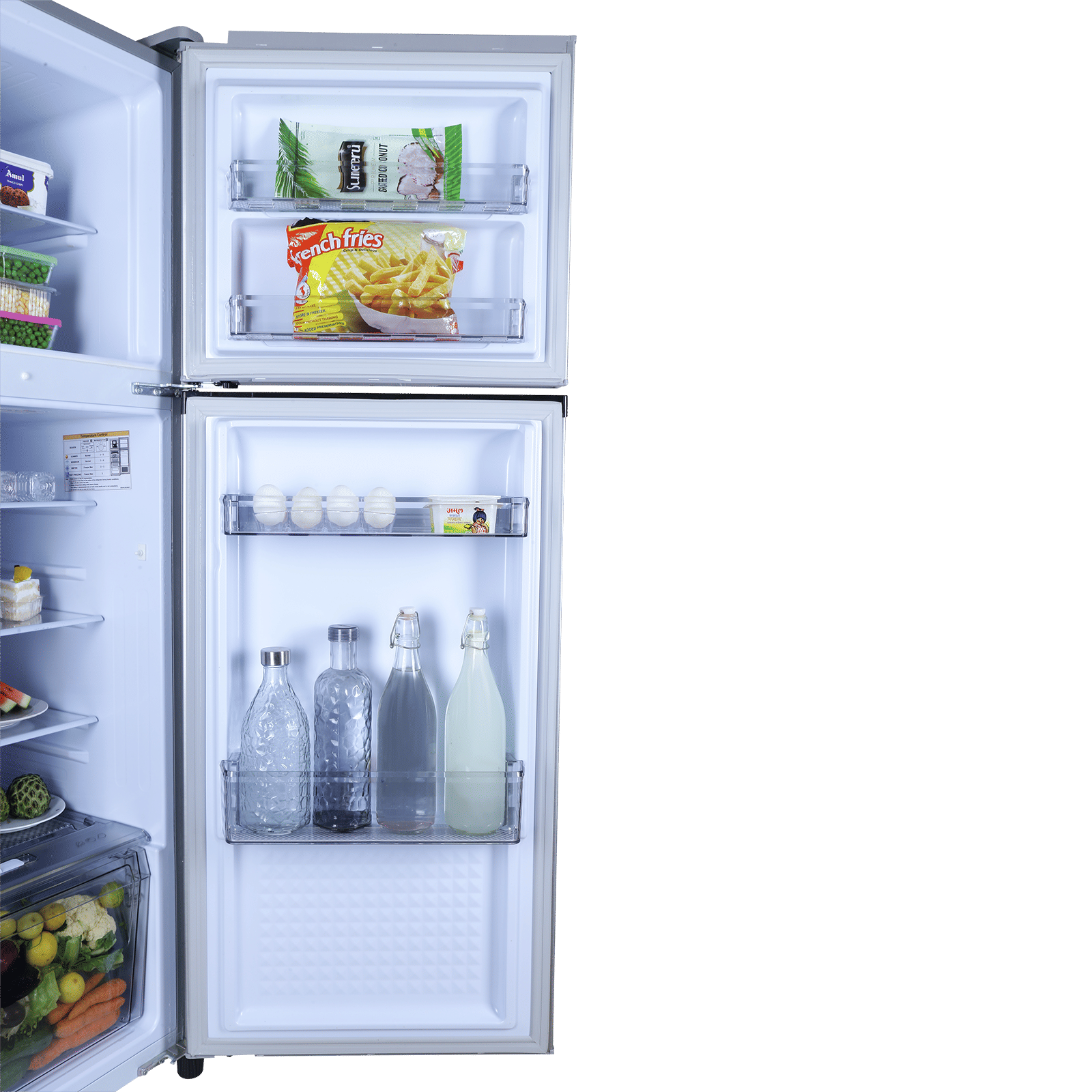 Croma 236 Litres 2 Star Frost Free Double Door Refrigerator with Inverter Technology ( Shining Silver)_19