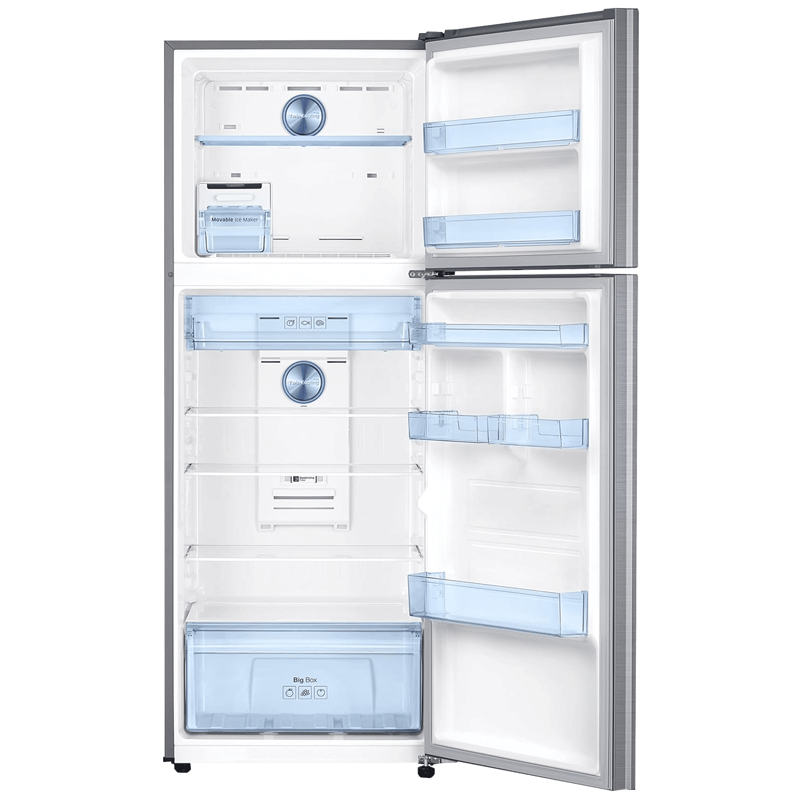 SAMSUNG 385 Litres 2 Star Frost Free Double Door Convertible Refrigerator with Deodorizer (RT42C5532S8/HL, Elegant Inox) SAMSUNG 385 Litres 2 Star Frost Free Double Door Convertible Refrigerator with Deodorizer (RT42C5532S8/HL, Elegant Inox)_6