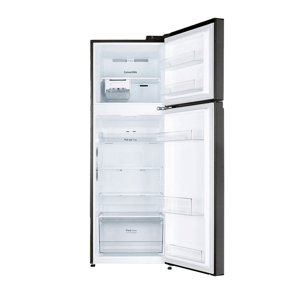 LG 246 Litres 3 Star Frost Free Double Door Convertible Refrigerator with Door Cooling Plus Technology (GL-T262TESX.AESZEB, Ebony Sheen)_6