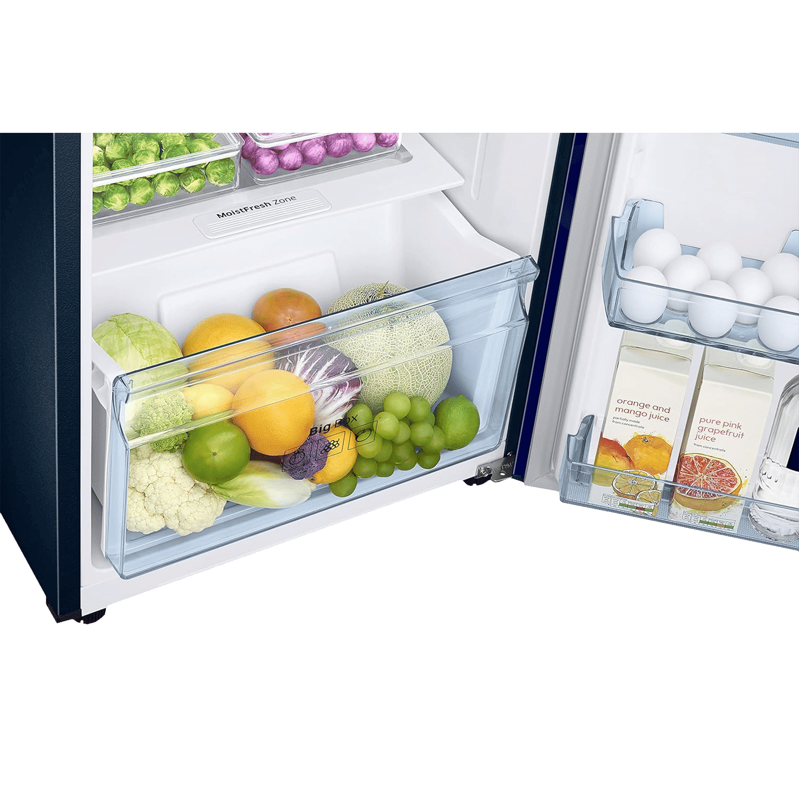 Samsung 236 Litres 2 Star Frost Free Double Door Convertible Refrigerator with Deodorizing Filter (RT28C3732HS/HL, Hydrangea Blue) Samsung 236 Litres 2 Star Frost Free Double Door Convertible Refrigerator with Deodorizing Filter (RT28C3732HS/HL, Hydrangea Blue)_8