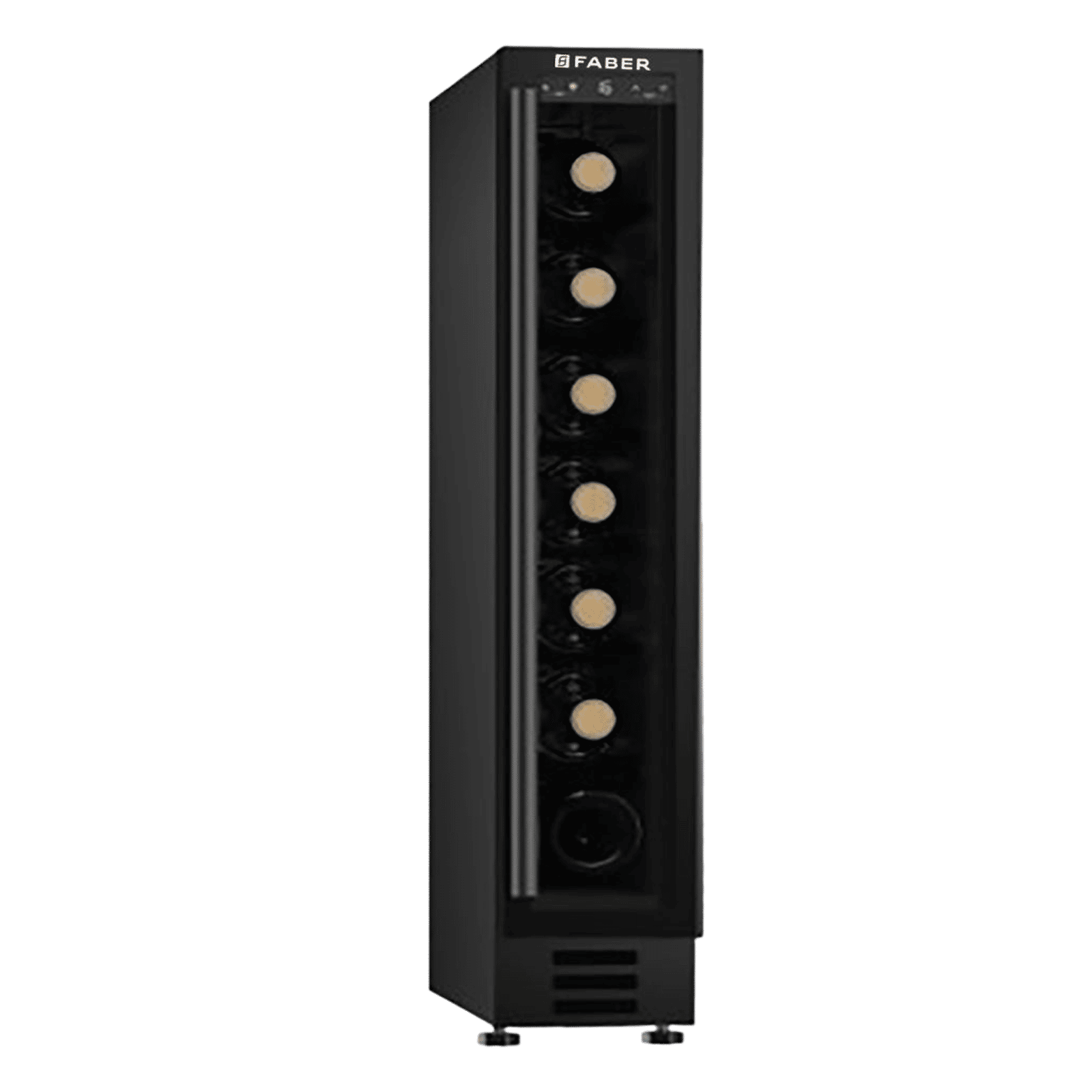 FABER 20 Litres 7 Bottles Wine Cooler (Single Zone, FWCJCF20, Black)_4