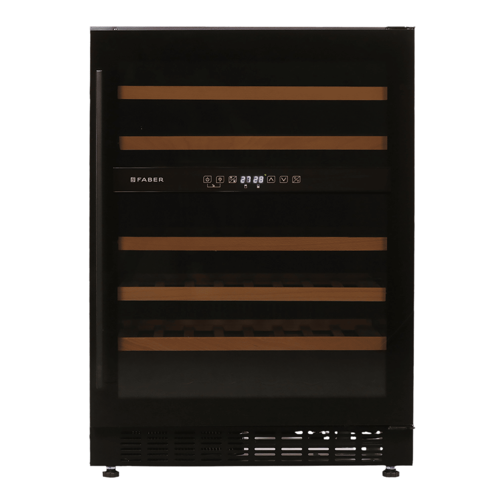 FABER 145 Litres 46 Bottles Wine Cooler (Dual Zone, FWC JCF 145S, Black)_10