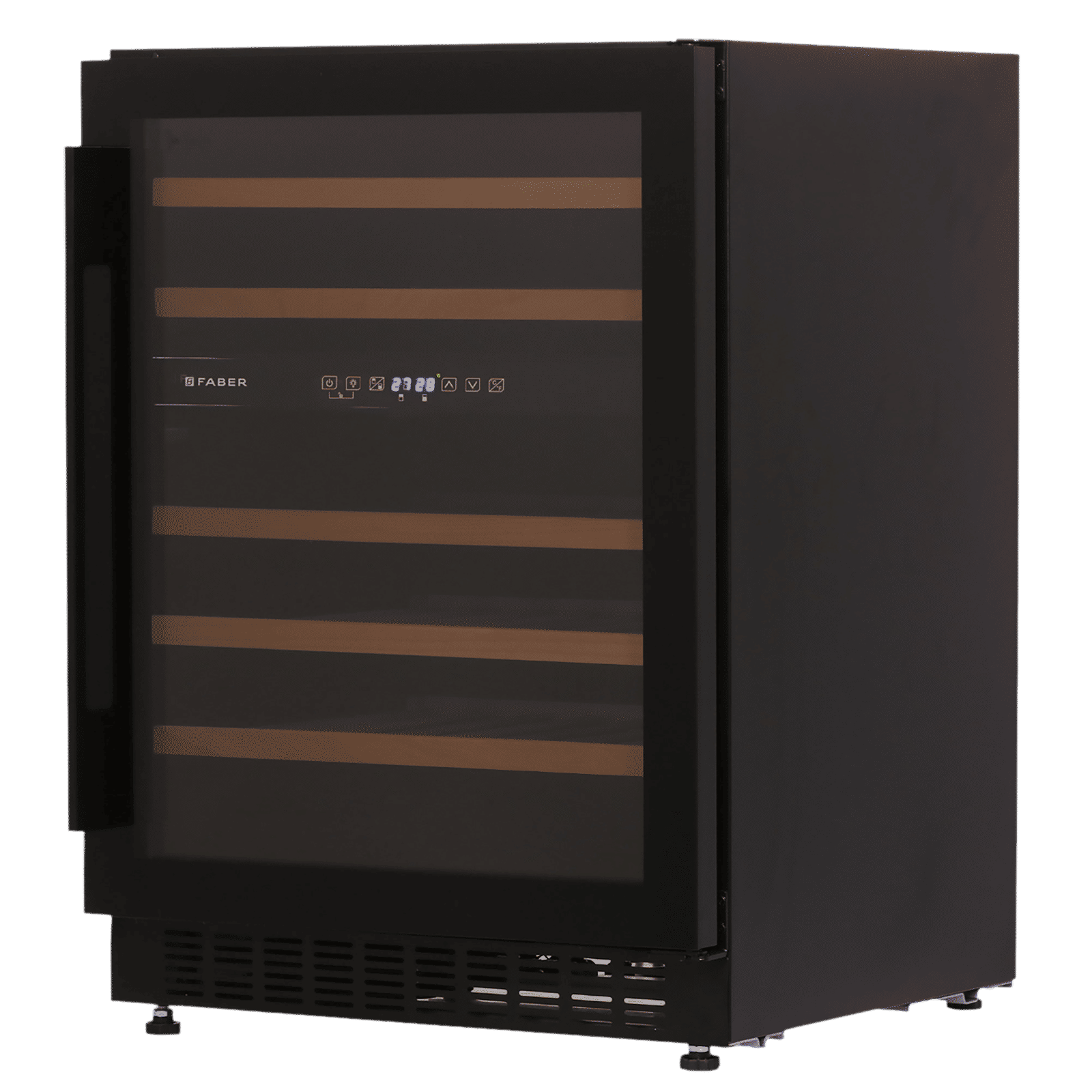 FABER 145 Litres 46 Bottles Wine Cooler (Dual Zone, FWC JCF 145S, Black)_4