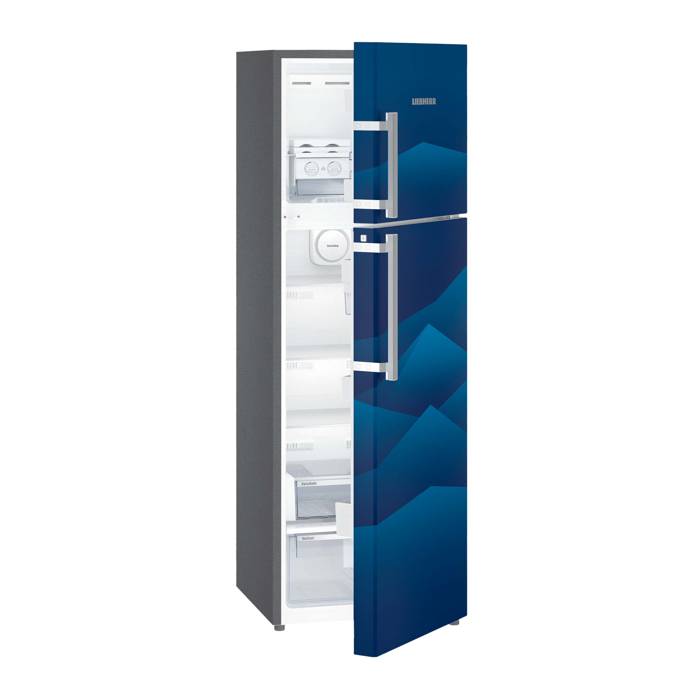 LIEBHERR 350 Litres 2 Star Frost Free Double Door Refrigerator with Duo Cool (TDbl 3540, Blue Landscape) LIEBHERR 350 Litres 2 Star Frost Free Double Door Refrigerator with Duo Cool (TDbl 3540, Blue Landscape)_9