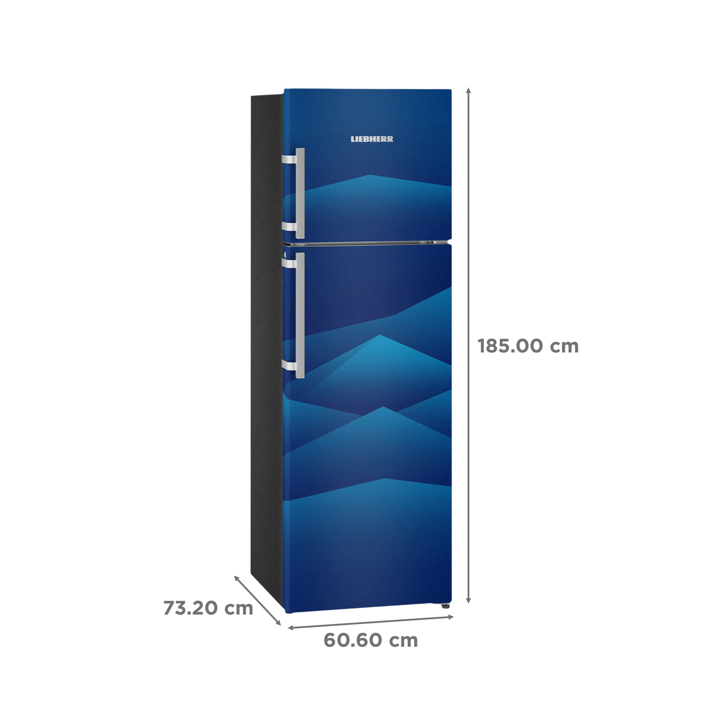LIEBHERR 350 Litres 2 Star Frost Free Double Door Refrigerator with Duo Cool (TDbl 3540, Blue Landscape) LIEBHERR 350 Litres 2 Star Frost Free Double Door Refrigerator with Duo Cool (TDbl 3540, Blue Landscape)_3