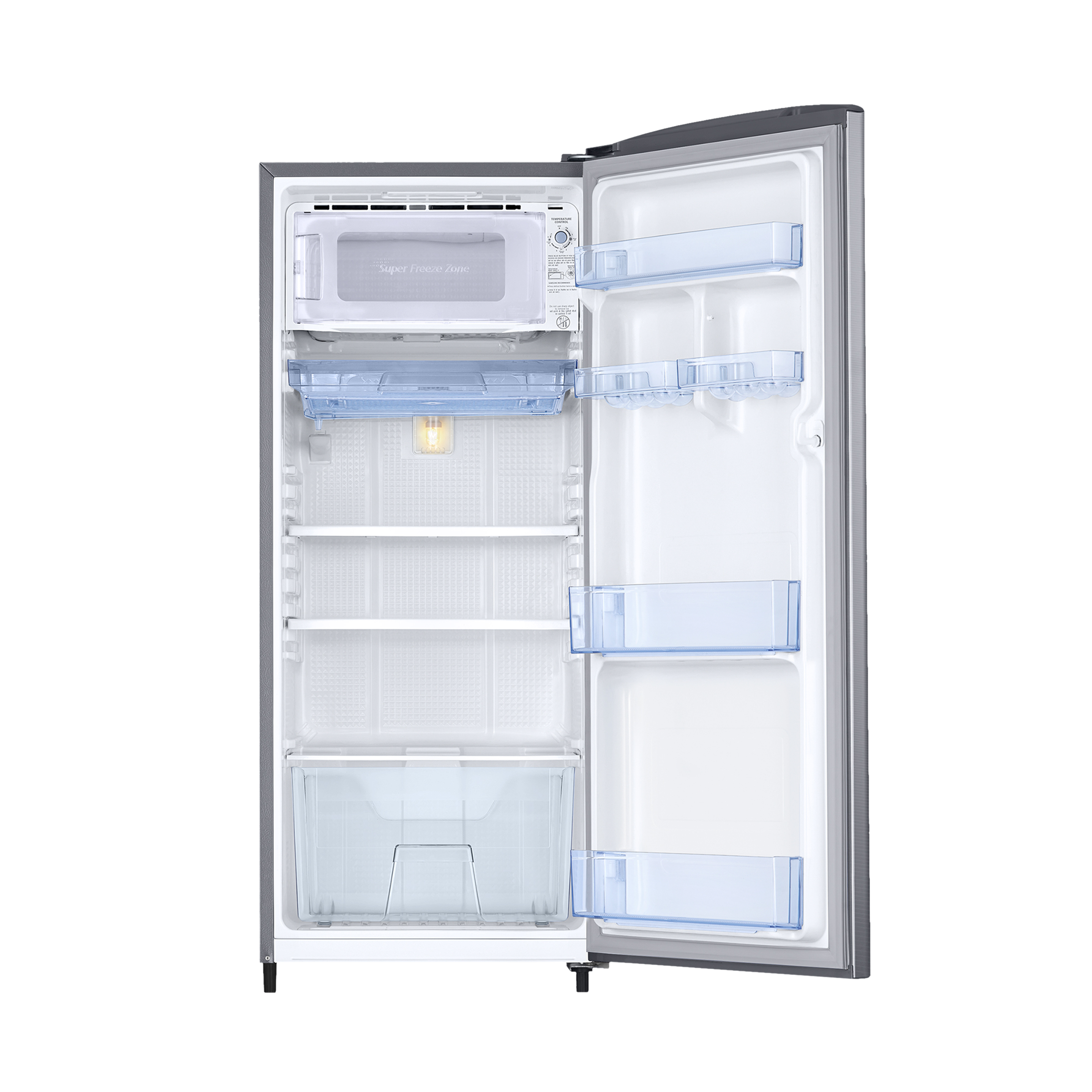SAMSUNG Stylish Grande 183 Litres 2 Star Direct Cool Single Door Refrigerator with Stabilizer Free Operation (RR20C2412GS/NL, Grey Silver) SAMSUNG Stylish Grande 183 Litres 2 Star Direct Cool Single Door Refrigerator with Stabilizer Free Operation (RR20C2412GS/NL, Grey Silver)_5