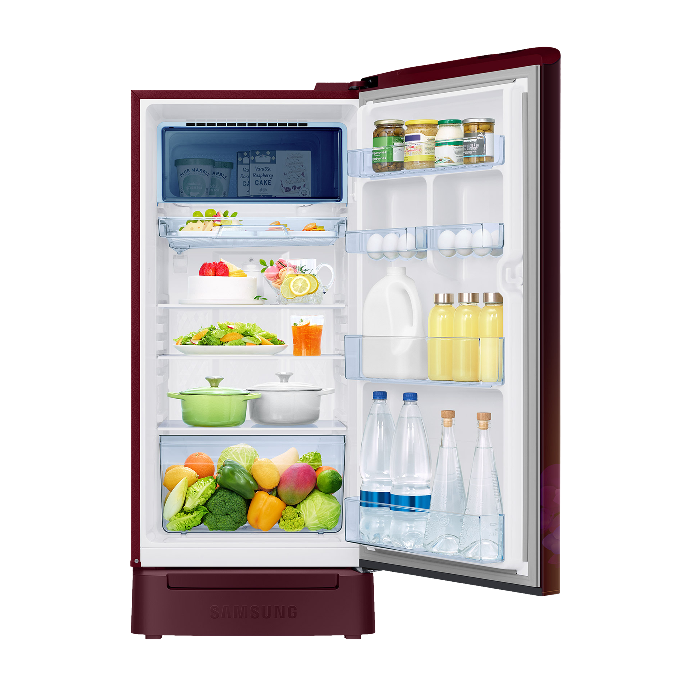 SAMSUNG 189 Litres 5 Star Direct Cool Single Door Refrigerator with Digi-Touch Cool (RR21C2F25HT/HL, Hydrangea Plum) SAMSUNG 189 Litres 5 Star Direct Cool Single Door Refrigerator with Digi-Touch Cool (RR21C2F25HT/HL, Hydrangea Plum)_5