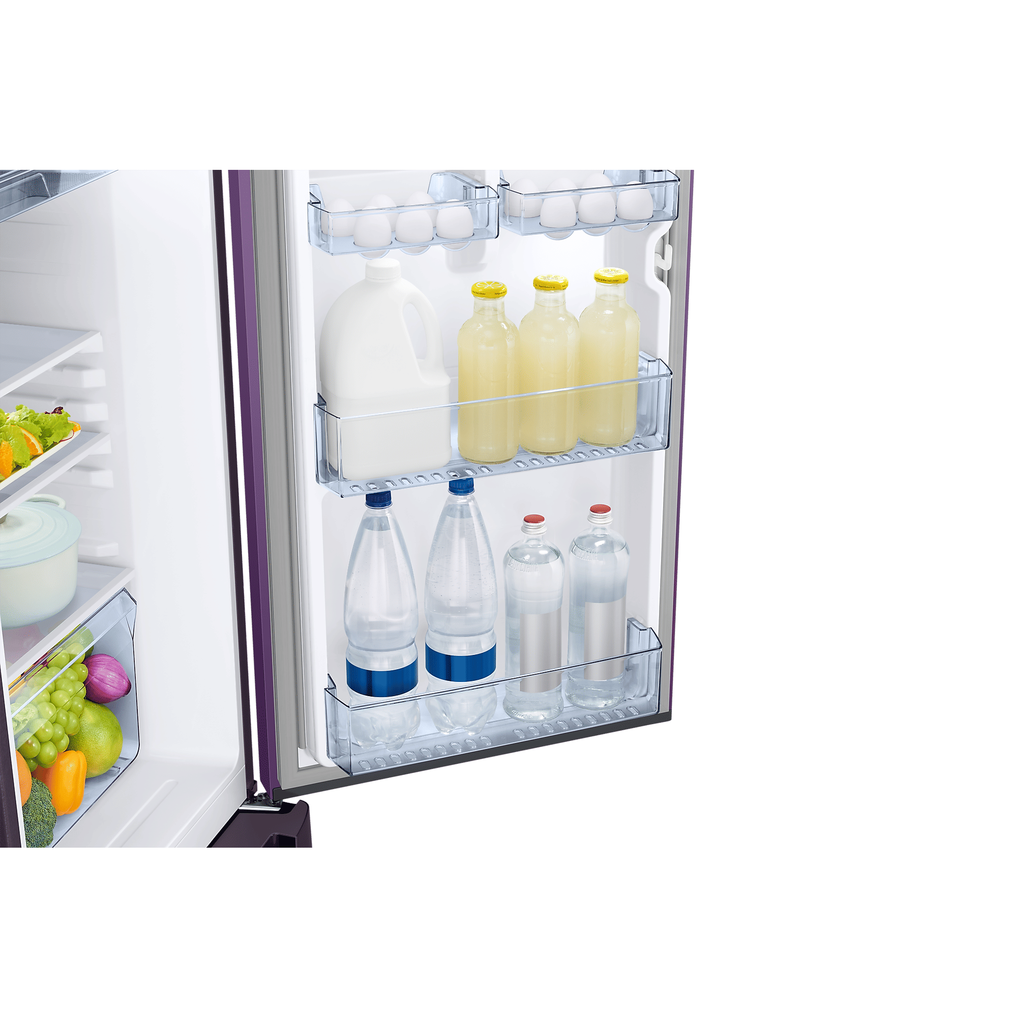 SAMSUNG 189 Litres 5 Star Direct Cool Single Door Refrigerator with Antibacterial Gasket (RR21C2H25CR/HL, Camellia Purple)_12