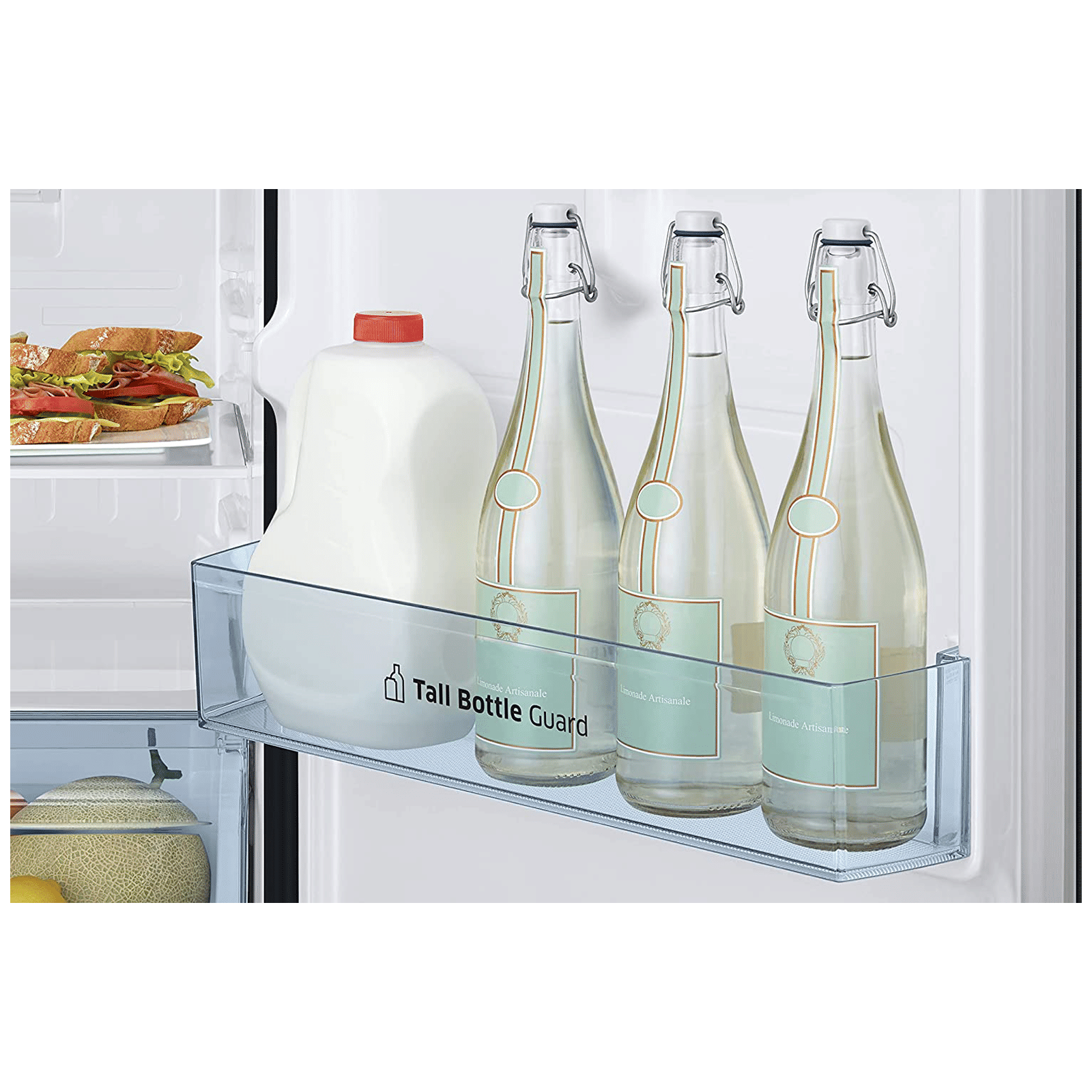 SAMSUNG 301 Litres 2 Star Frost Free Double Door Convertible Refrigerator with Twin Cooling Plus (RT34C4522B1/HL, Black Matt)_10