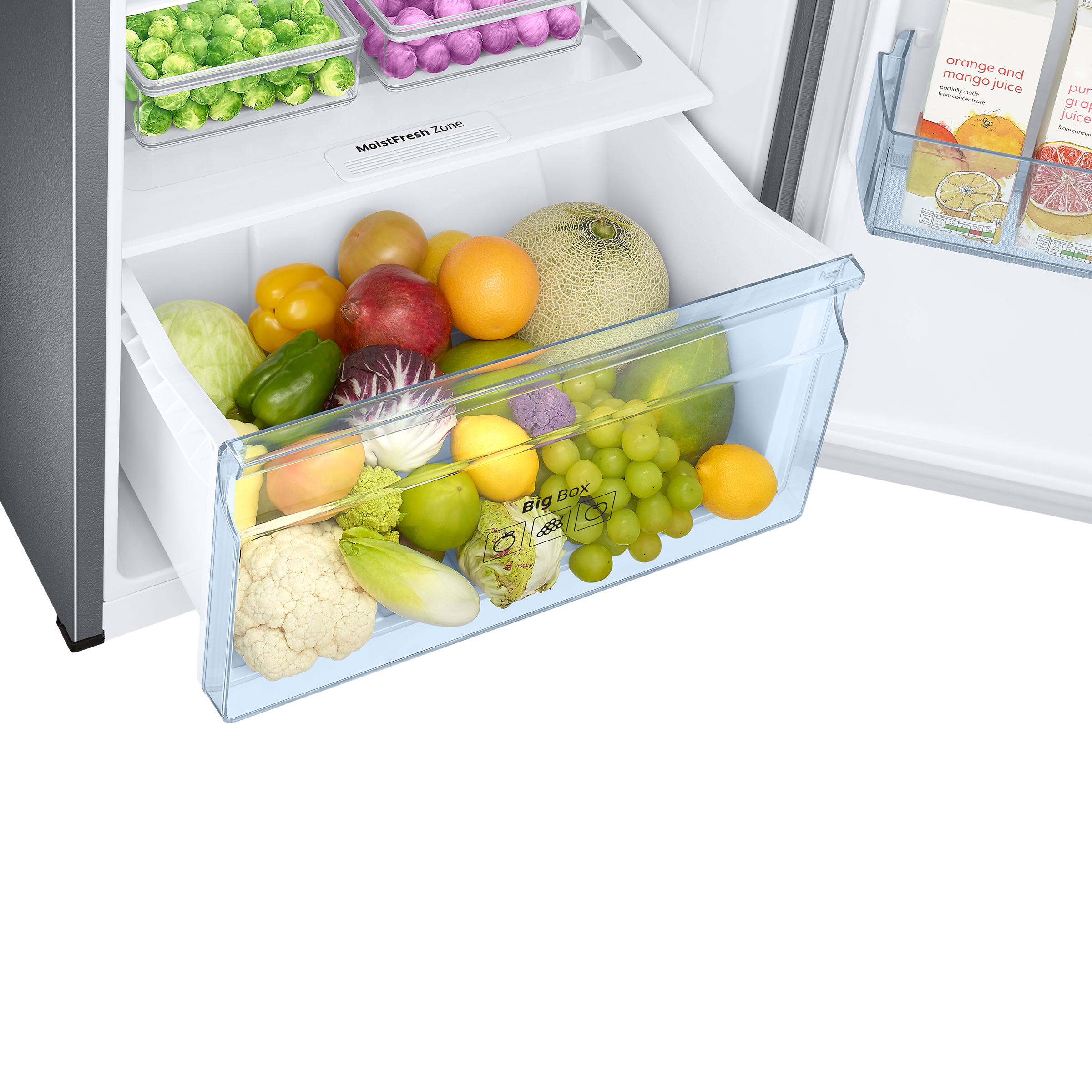 SAMSUNG 322 Litres 2 Star Frost Free Double Door Convertible Refrigerator with Anti Bacterial Gasket (RT37C4512S8/HL, Elegant Inox)_9