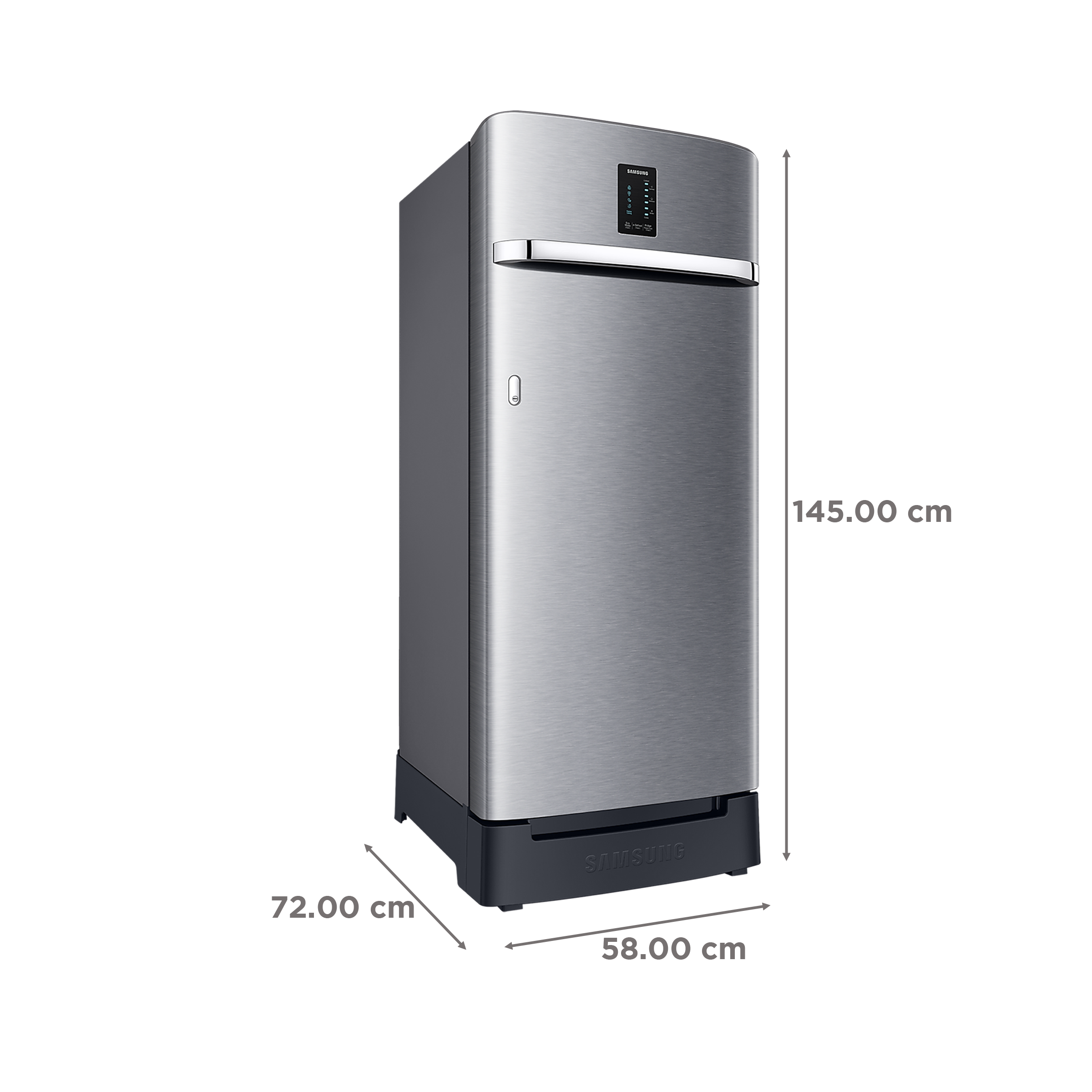 SAMSUNG 215 Litres 4 Star Direct Cool Single Door Refrigerator with Antibacterial Gasket (RR23C2F24S8/HL, Elegant Inox) SAMSUNG 215 Litres 4 Star Direct Cool Single Door Refrigerator with Antibacterial Gasket (RR23C2F24S8/HL, Elegant Inox)_3