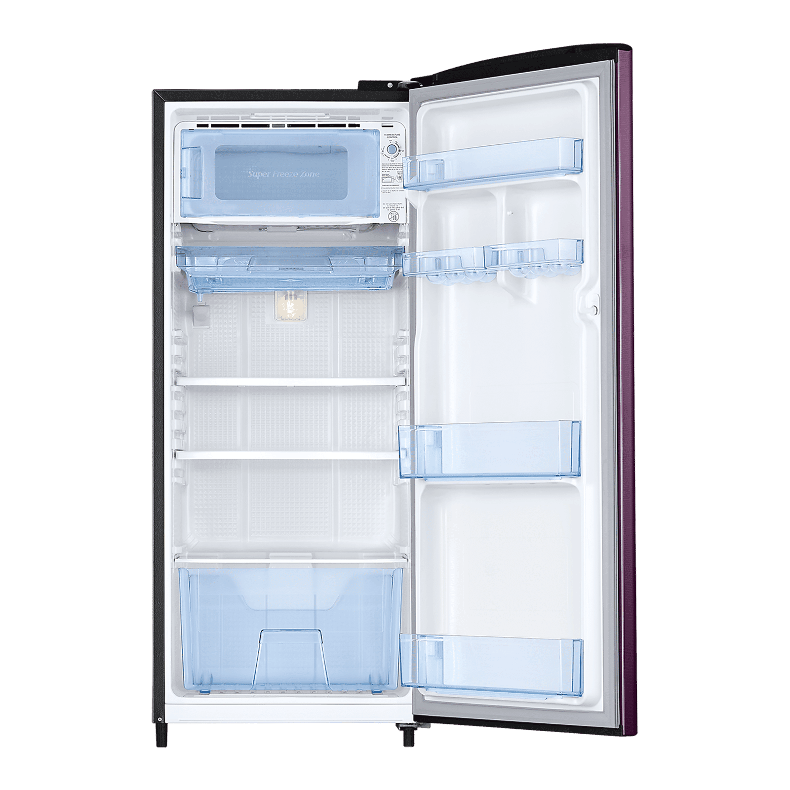 SAMSUNG Stylish Grande 183 Litres4 Star Direct Cool Single Door Refrigerator with Anti Bacterial Gasket (RR20C1724CR/HL, Camellia Purple) SAMSUNG Stylish Grande 183 Litres4 Star Direct Cool Single Door Refrigerator with Anti Bacterial Gasket (RR20C1724CR/HL, Camellia Purple)_6