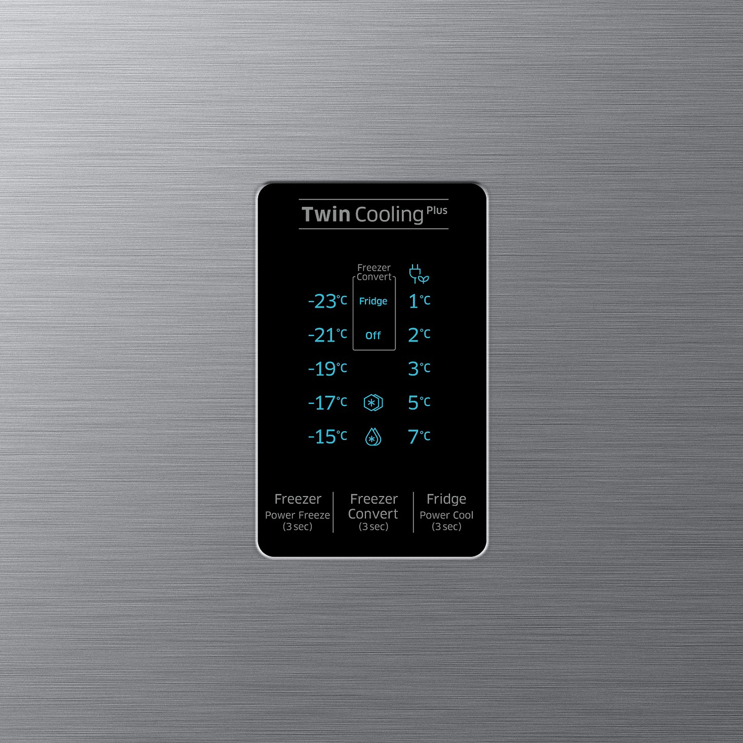 SAMSUNG 363 Litres 2 Star Frost Free Double Door Convertible Refrigerator with Stabilizer Free Operation (RT39C5532S8/HL, Elegant Inox) SAMSUNG 363 Litres 2 Star Frost Free Double Door Convertible Refrigerator with Stabilizer Free Operation (RT39C5532S8/HL, Elegant Inox)_16
