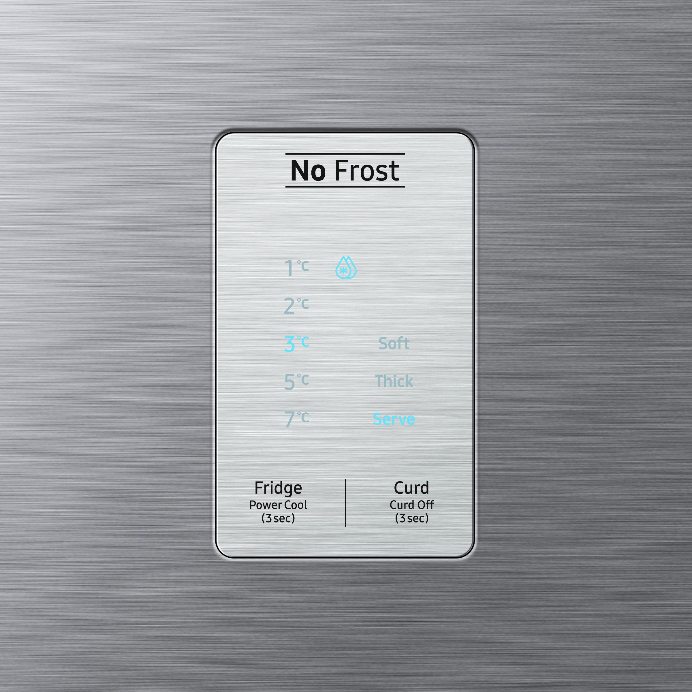 SAMSUNG 224 Litres 2 Star Frost Free Double Door Refrigerator with Curd Maestro (RT28C3522S8/HL, Elegant Inox) SAMSUNG 224 Litres 2 Star Frost Free Double Door Refrigerator with Curd Maestro (RT28C3522S8/HL, Elegant Inox)_15
