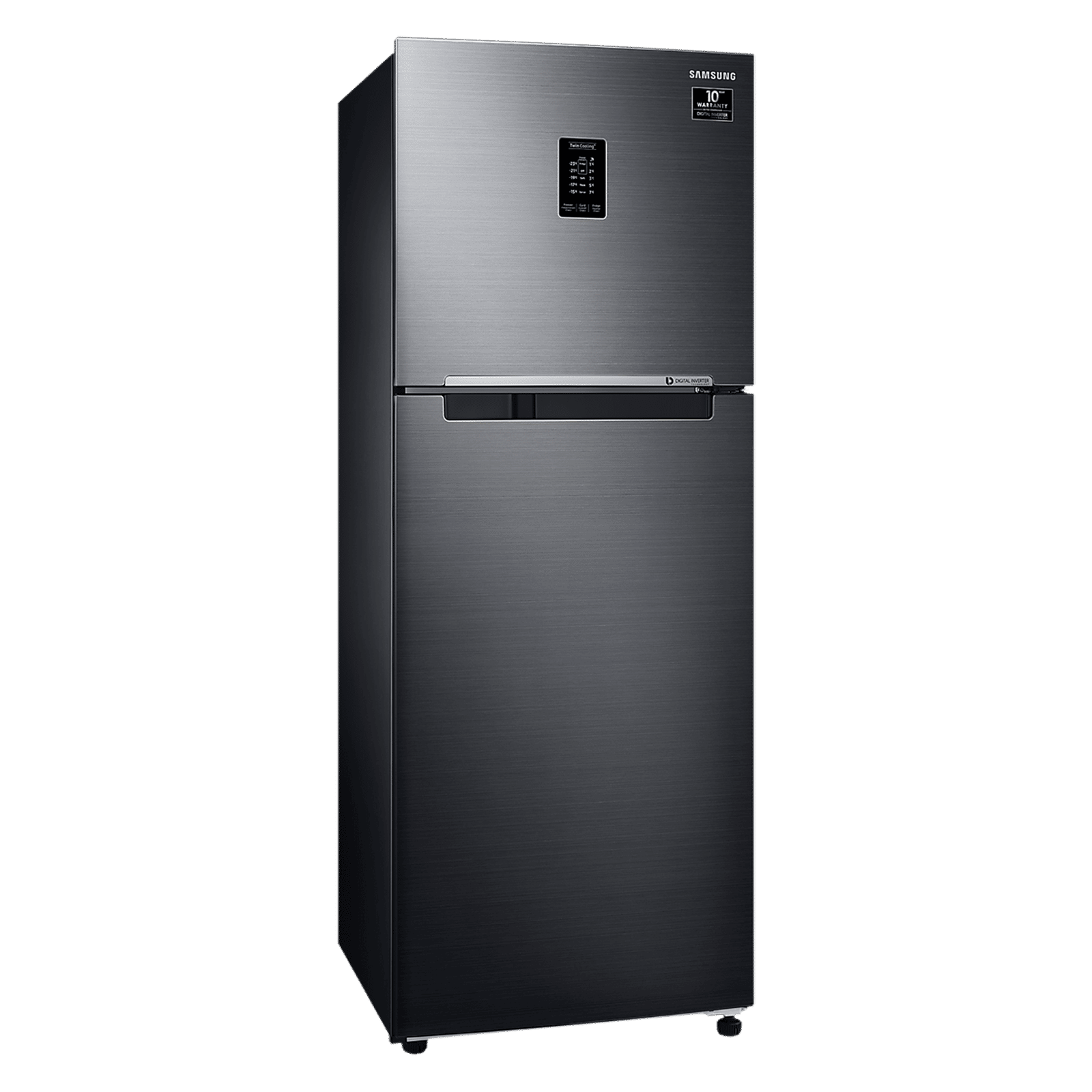 SAMSUNG 291 Litres 2 Star Frost Free Double Door Convertible Refrigerator with Curd Maestro (RT34C4622BX/HL, Luxe black)_11