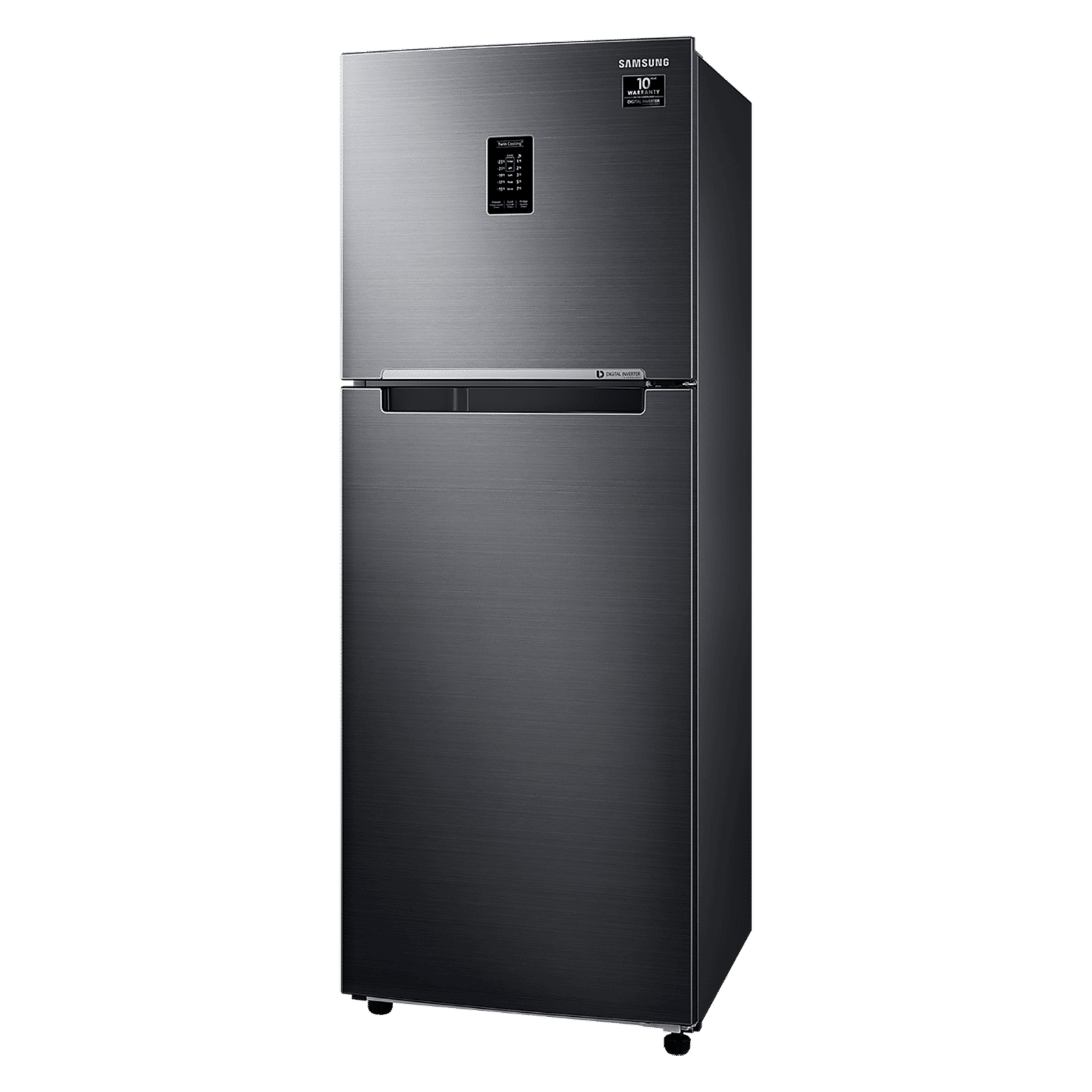 SAMSUNG 291 Litres 2 Star Frost Free Double Door Convertible Refrigerator with Curd Maestro (RT34C4622BX/HL, Luxe black)_4
