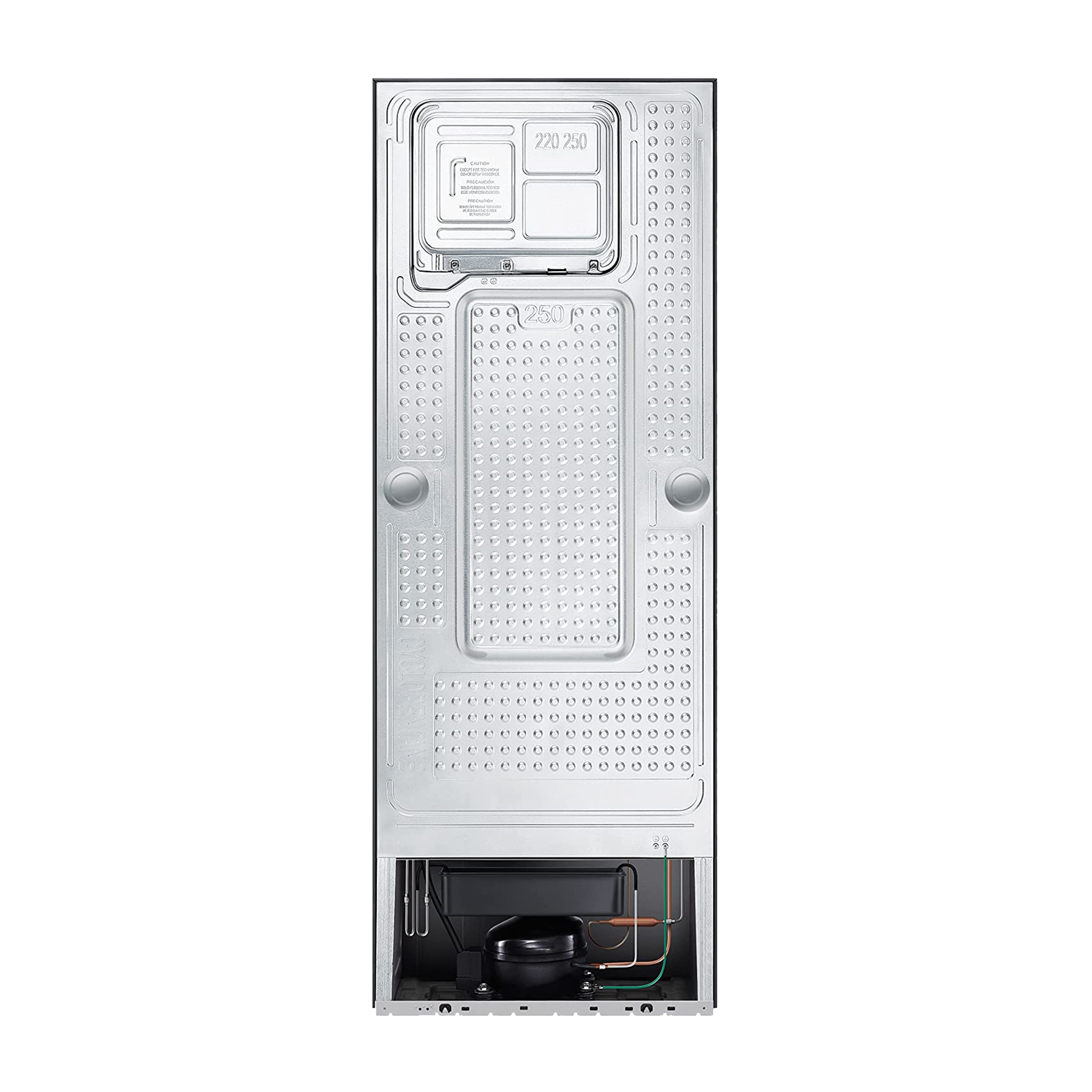SAMSUNG 256 Litres 2 Star Frost Free Double Door Refrigerator with Toughened Glass Shelves (RT30C3442S9/HL, Refined Inox) SAMSUNG 256 Litres 2 Star Frost Free Double Door Refrigerator with Toughened Glass Shelves (RT30C3442S9/HL, Refined Inox)_8