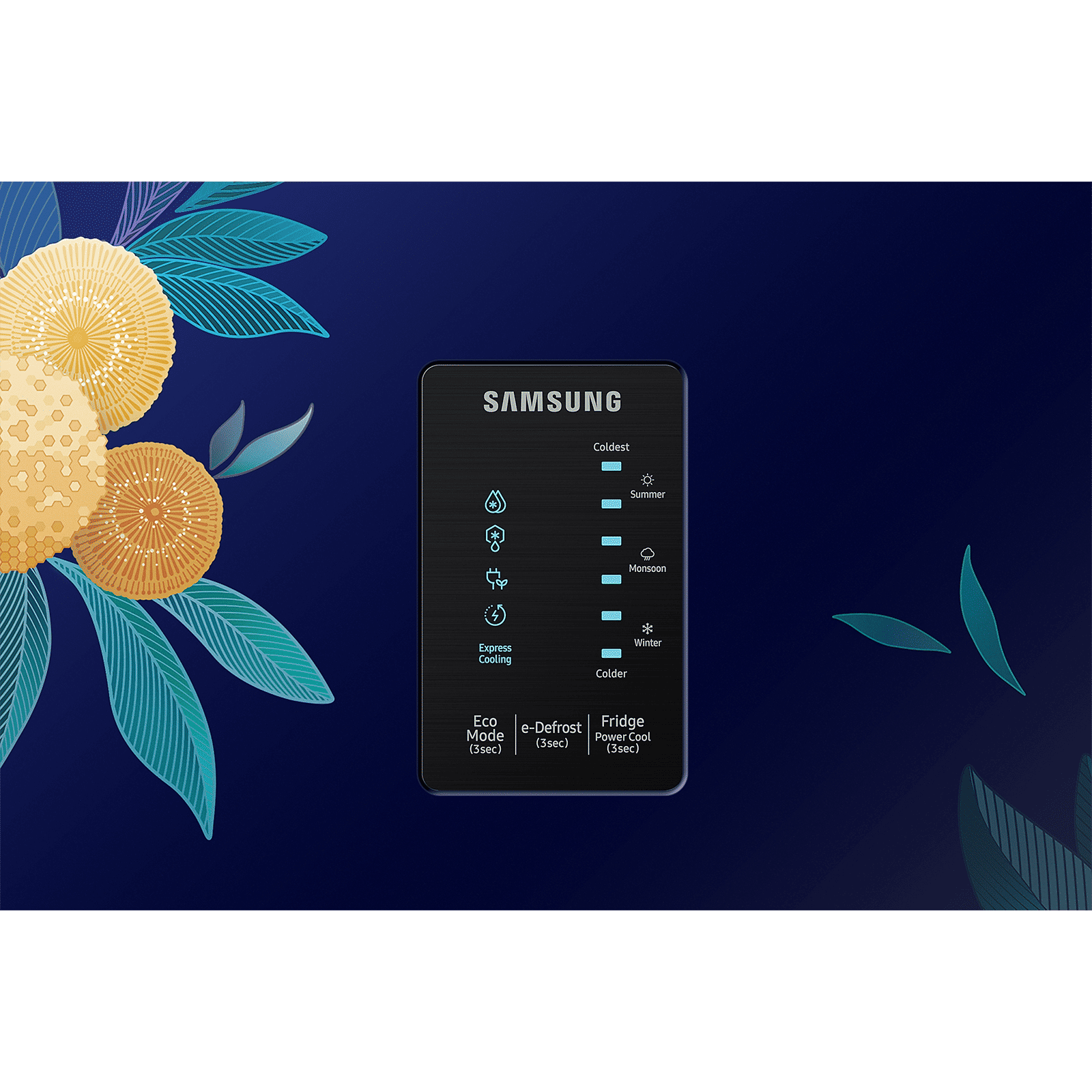 SAMSUNG 215 Litres 5 Star Direct Cool Single Door Refrigerator with Digi-Touch Cool (RR23C2E35NK/HL, Orange Blossom Blue) SAMSUNG 215 Litres 5 Star Direct Cool Single Door Refrigerator with Digi-Touch Cool (RR23C2E35NK/HL, Orange Blossom Blue)_11