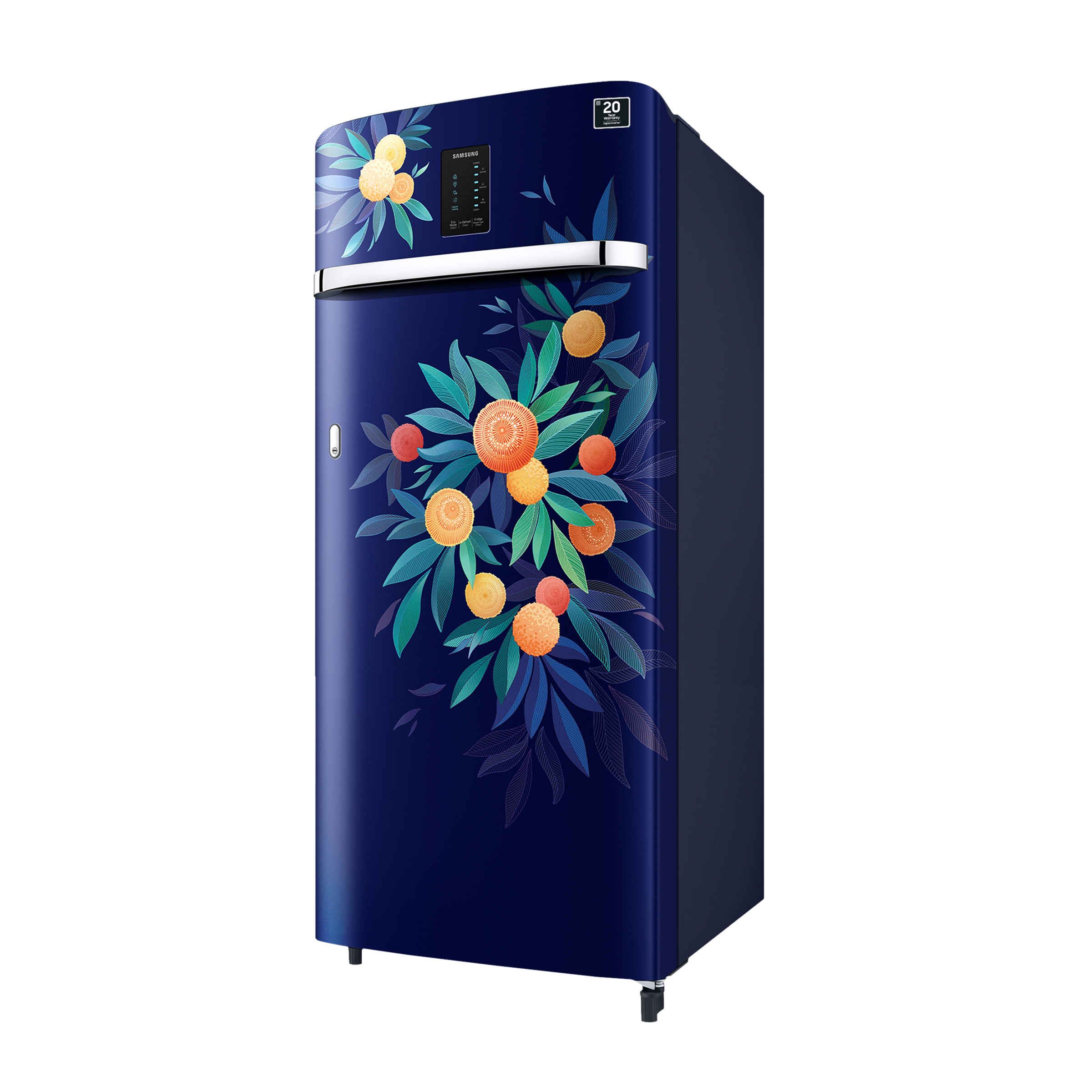 SAMSUNG 215 Litres 5 Star Direct Cool Single Door Refrigerator with Digi-Touch Cool (RR23C2E35NK/HL, Orange Blossom Blue) SAMSUNG 215 Litres 5 Star Direct Cool Single Door Refrigerator with Digi-Touch Cool (RR23C2E35NK/HL, Orange Blossom Blue)_4