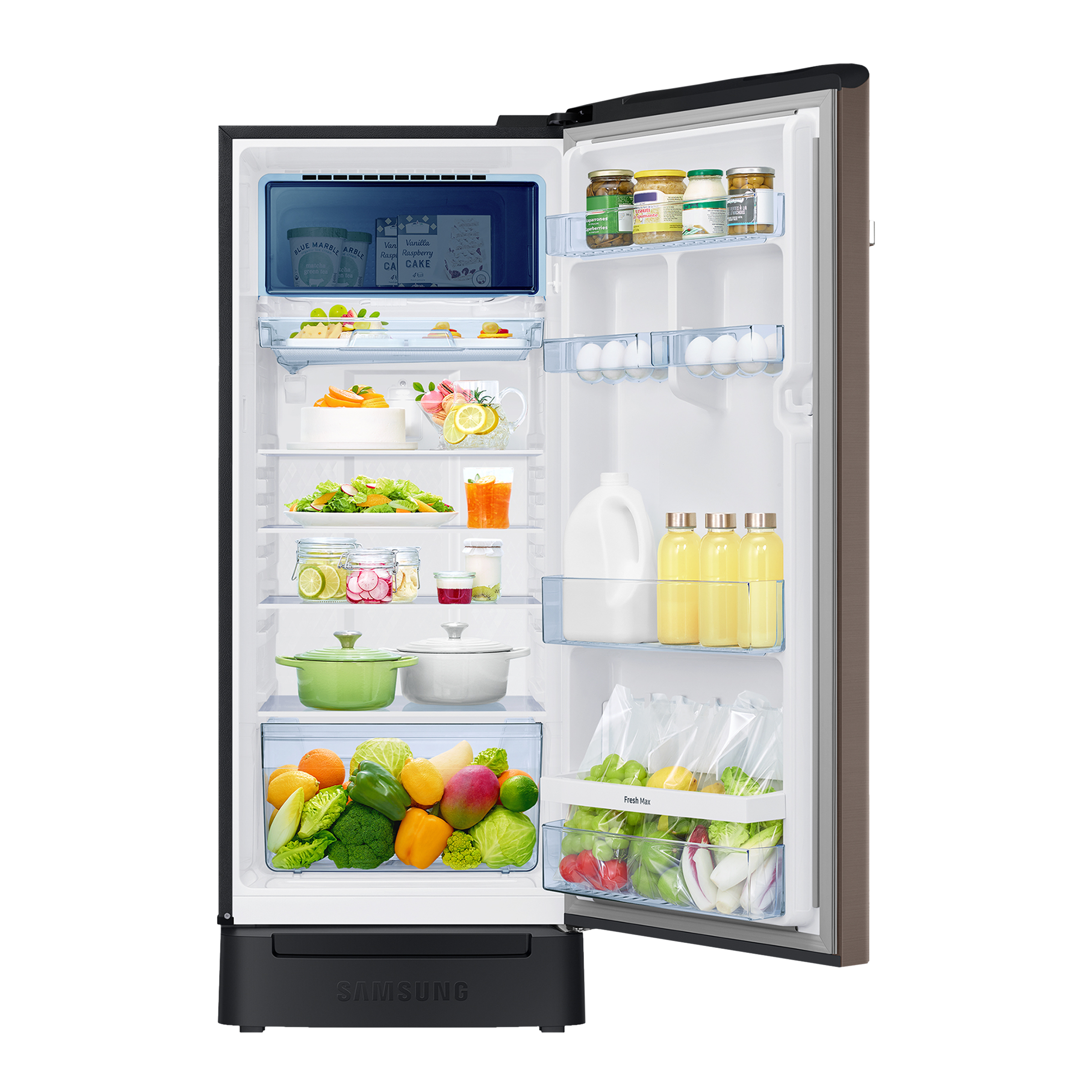 SAMSUNG 215 Litres 5 Star Direct Cool Single Door Refrigerator with Digi-Touch Cool (RR23C2F35DX/HL, Luxe Brown) SAMSUNG 215 Litres 5 Star Direct Cool Single Door Refrigerator with Digi-Touch Cool (RR23C2F35DX/HL, Luxe Brown)_5