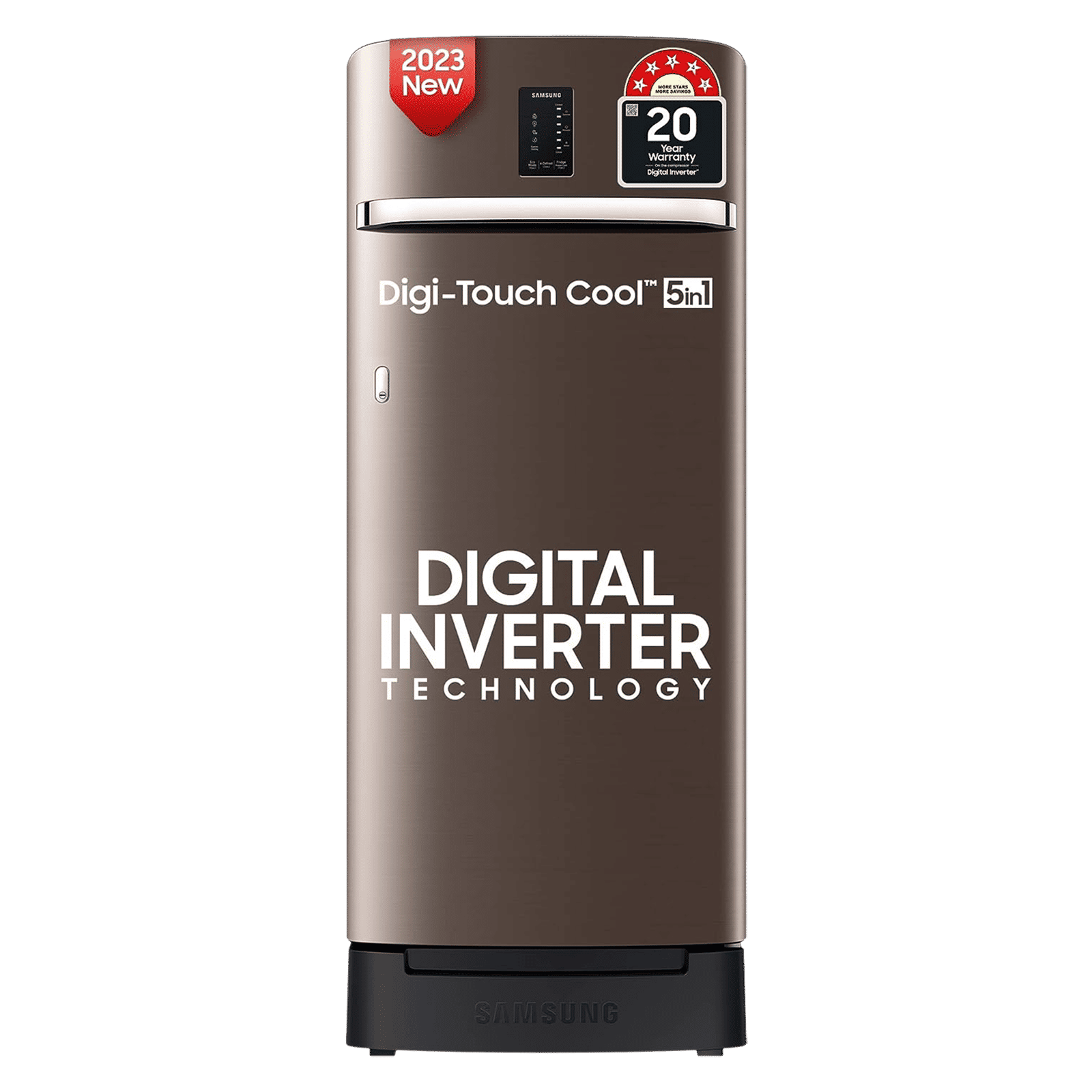 SAMSUNG 215 Litres 5 Star Direct Cool Single Door Refrigerator with Digi-Touch Cool (RR23C2F35DX/HL, Luxe Brown) SAMSUNG 215 Litres 5 Star Direct Cool Single Door Refrigerator with Digi-Touch Cool (RR23C2F35DX/HL, Luxe Brown)_1