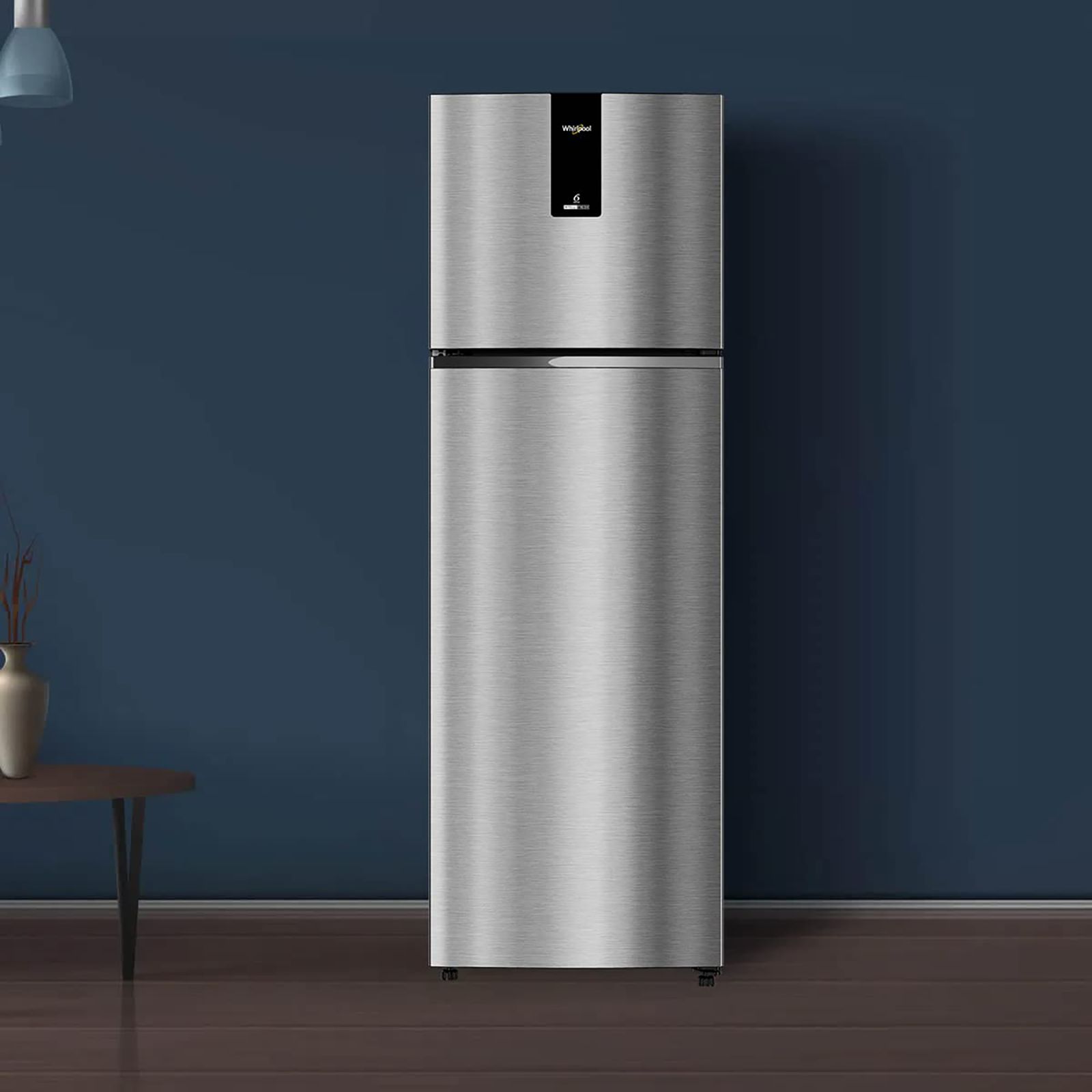 Whirlpool Intellifresh DF278 231 Litres 2 Star Frost Free Double Door Refrigerator with 6th Sense Technology (Grey)_9