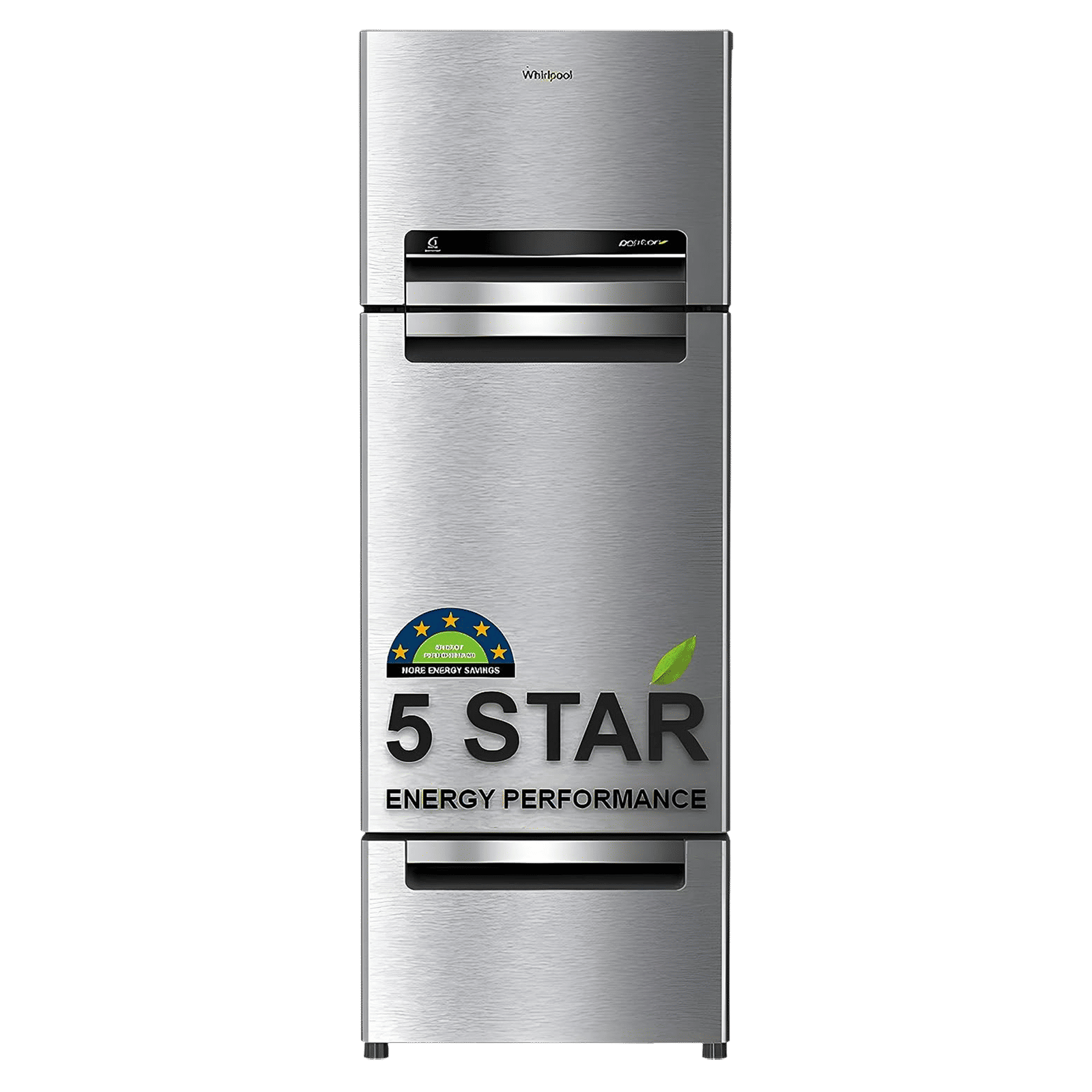 Whirlpool Protton Roy 263D 260 Litres Frost Free Double Door Refrigerator with 6th Sense Technology (Grey) Whirlpool Protton Roy 263D 260 Litres Frost Free Double Door Refrigerator with 6th Sense Technology (Grey)_1